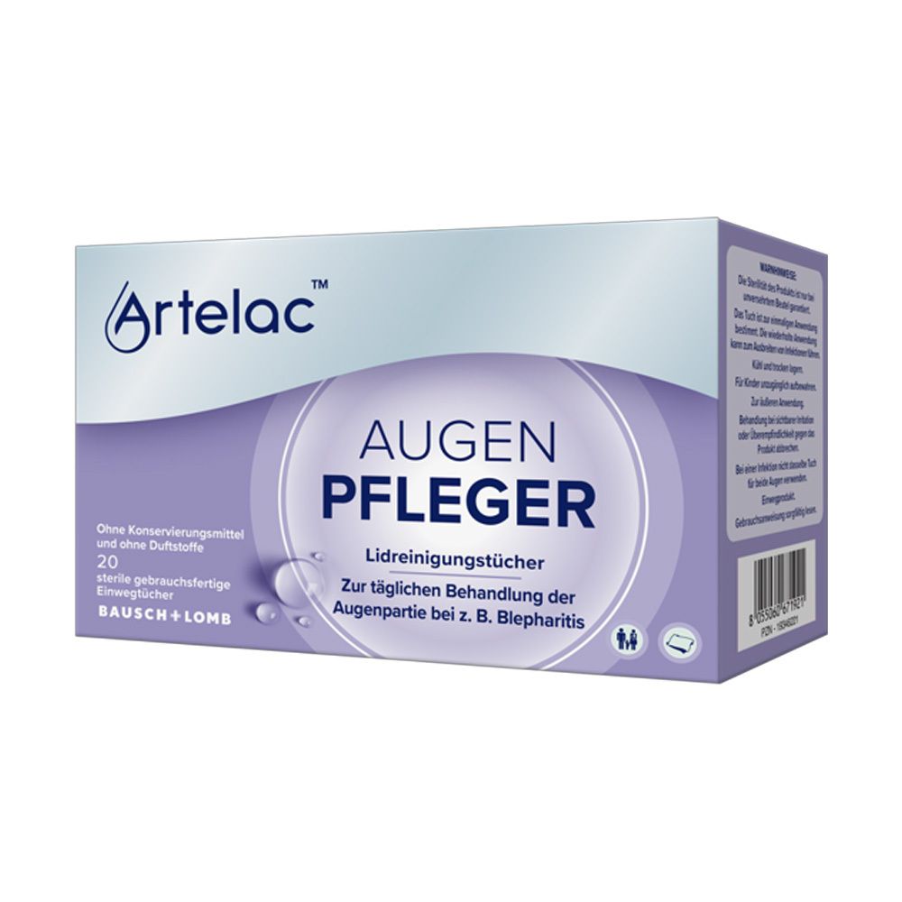 ARTELAC Augenpfleger Lidreinigungstücher