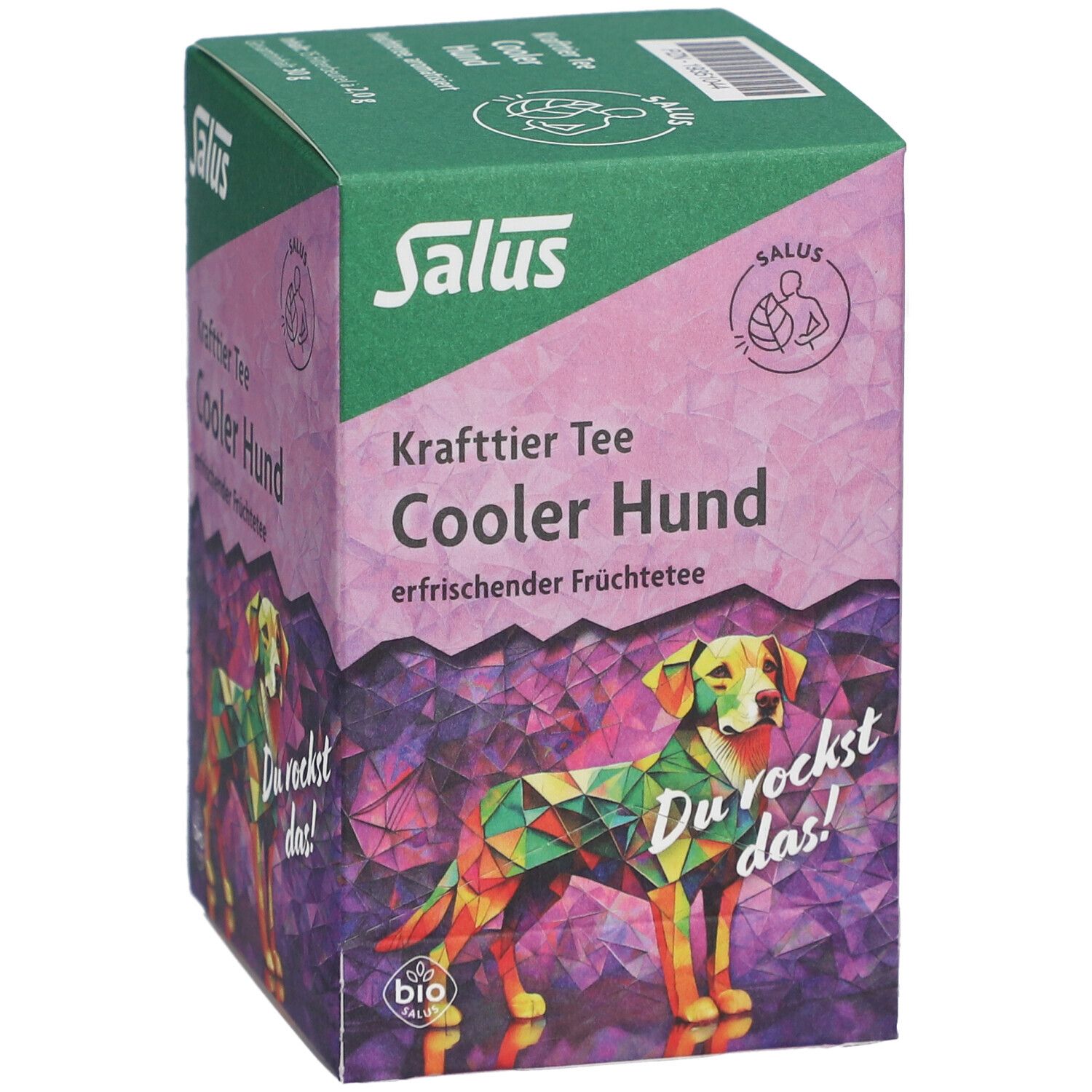 Salus Krafttier Tee Cooler Hund Bio Früchtetee - 15 Filterbeutel