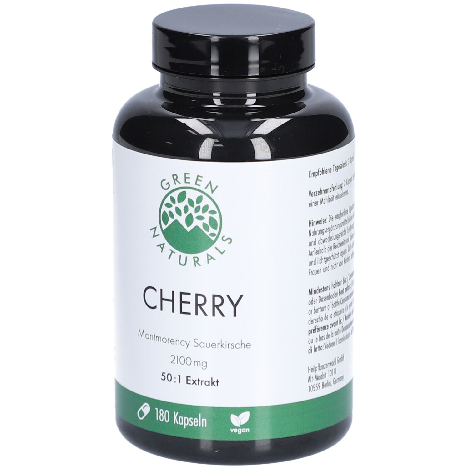 Green Naturals Cherry – Montmorency Sauerkirsche 2100 mg