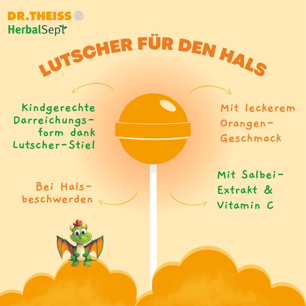 Dr. Theiss HerbalSept Hals Lutscher Kids