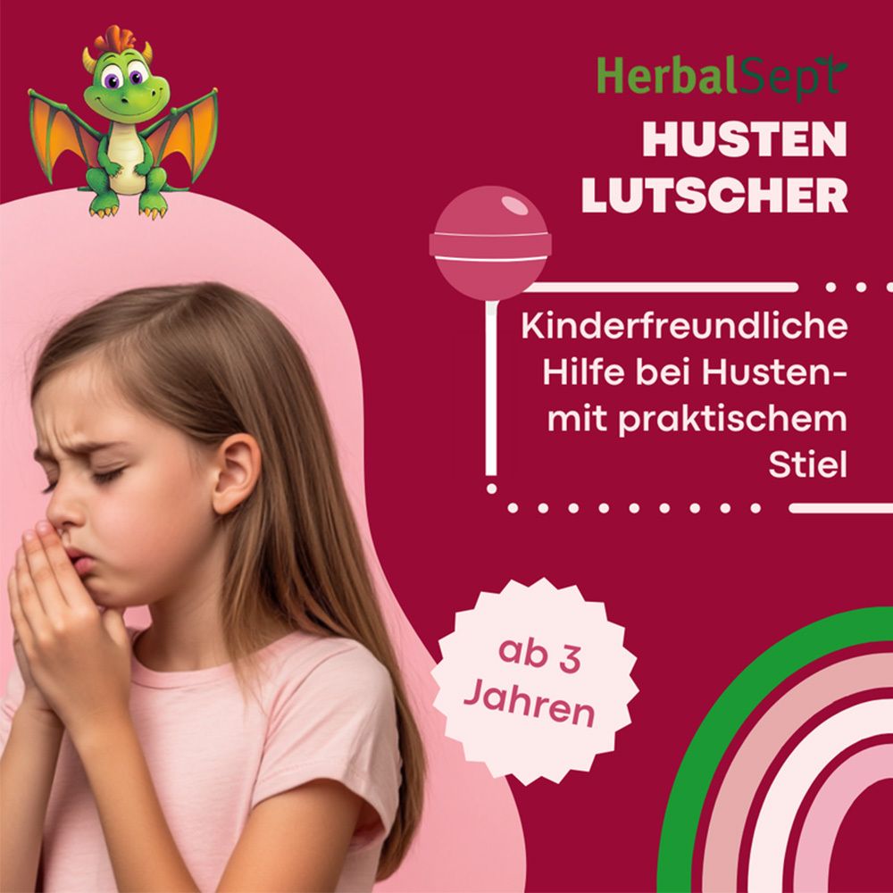 DR. THEISS HerbalSept Husten Lutscher Kids