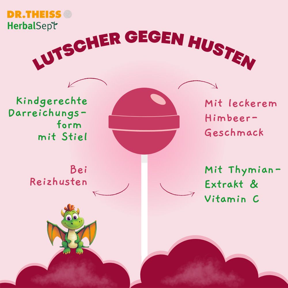 DR. THEISS HerbalSept Husten Lutscher Kids