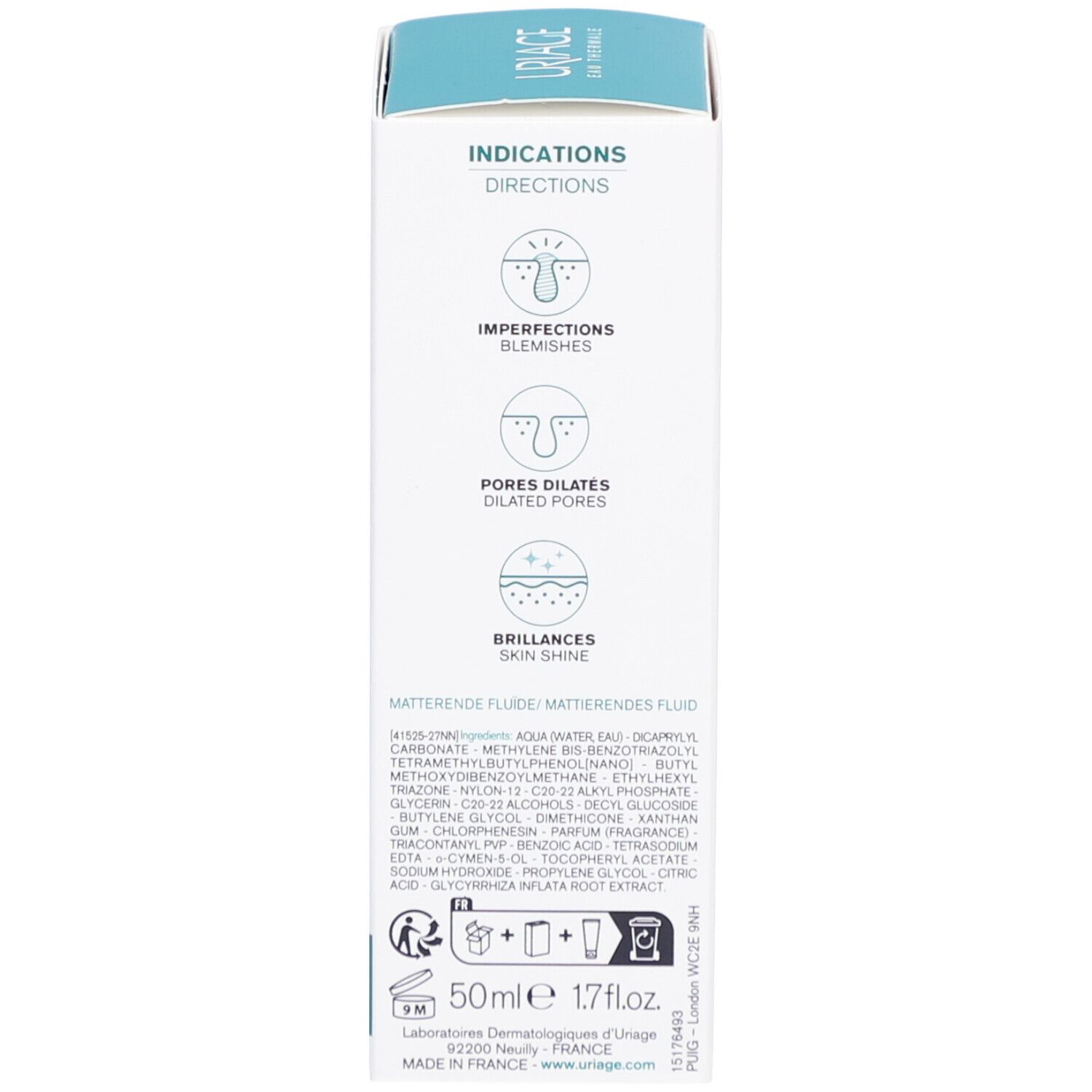 Uriage Hyséac Mattierendes Fluid SPF 50+