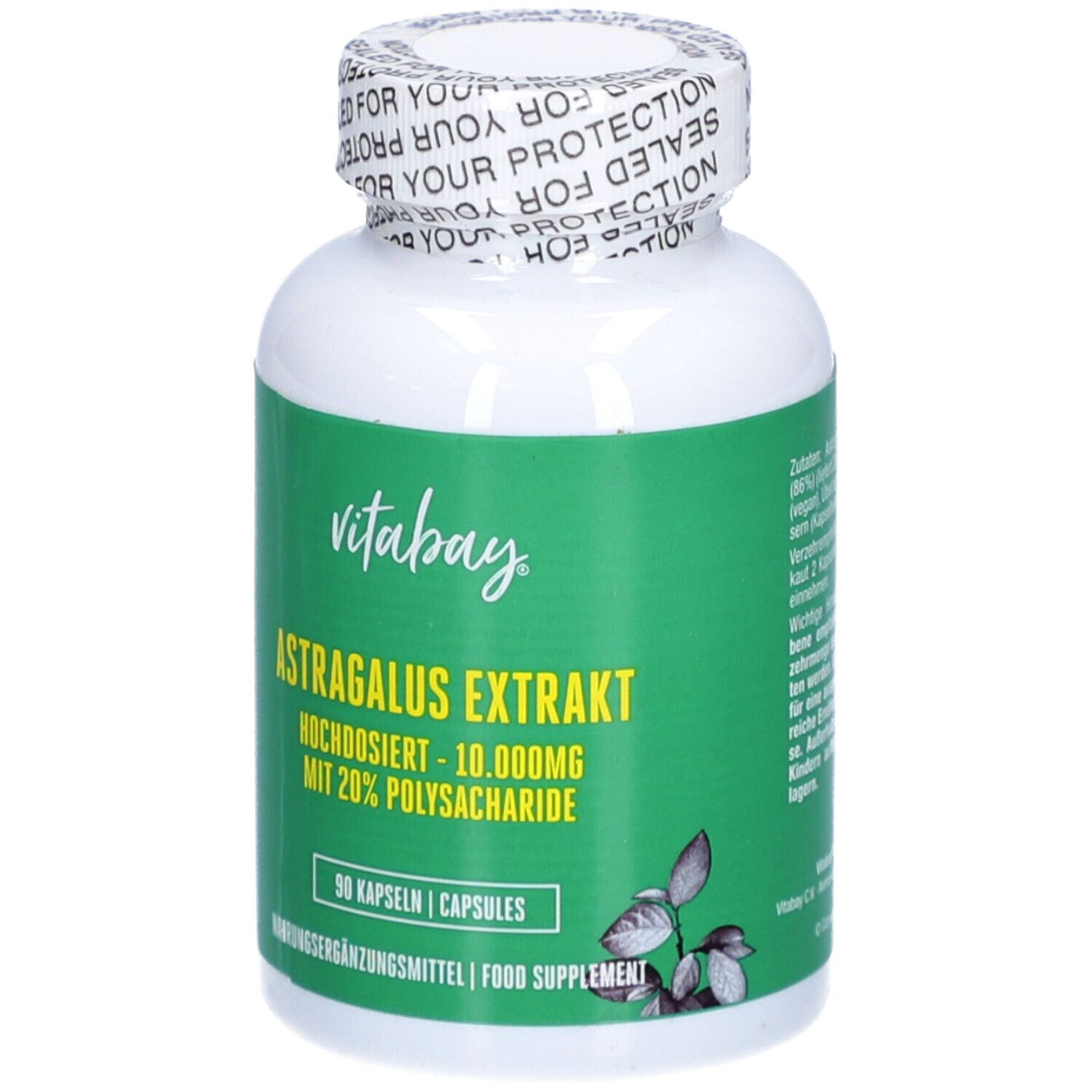 Vitabay Astragalus Kapseln Hochdosiert
