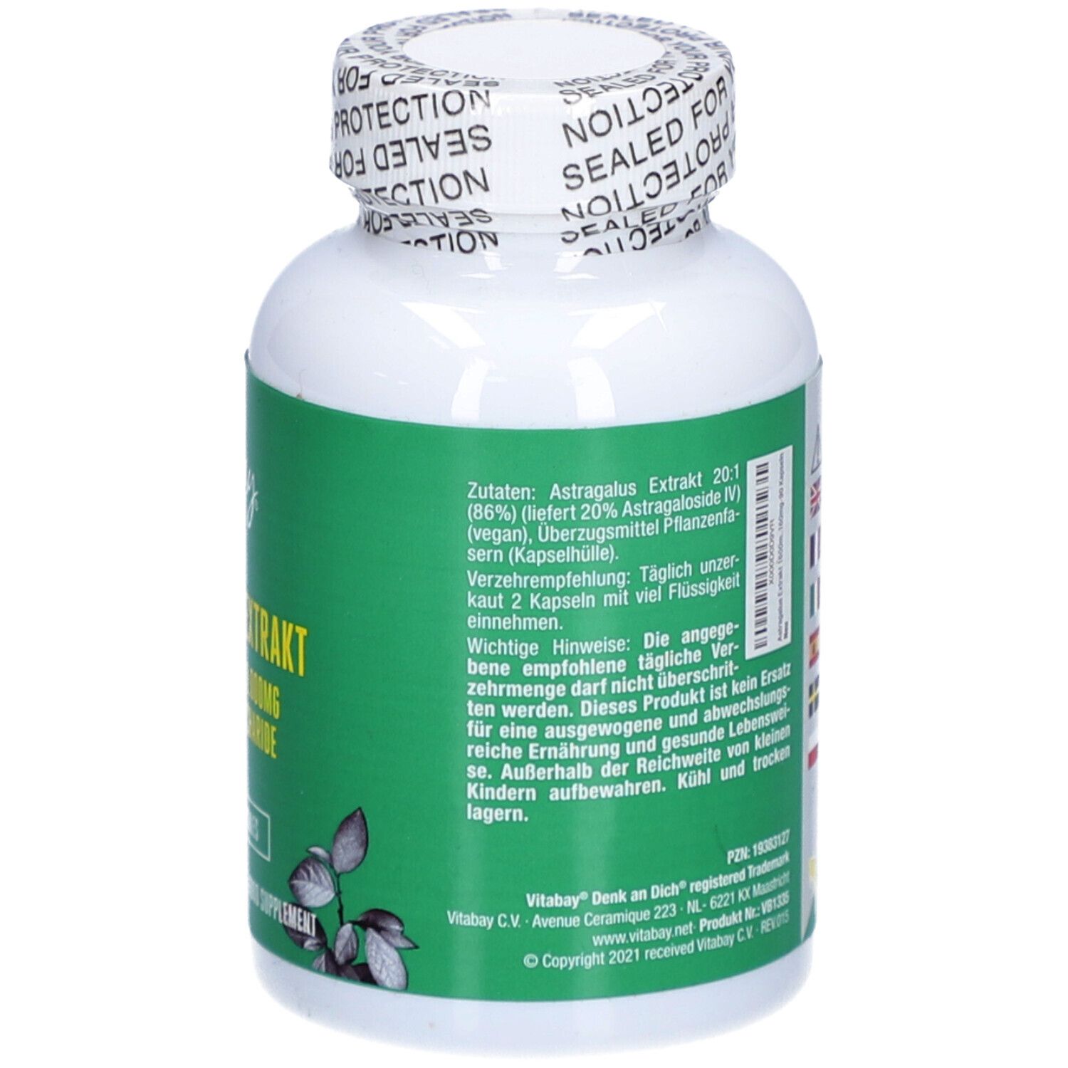 Vitabay Astragalus Kapseln Hochdosiert