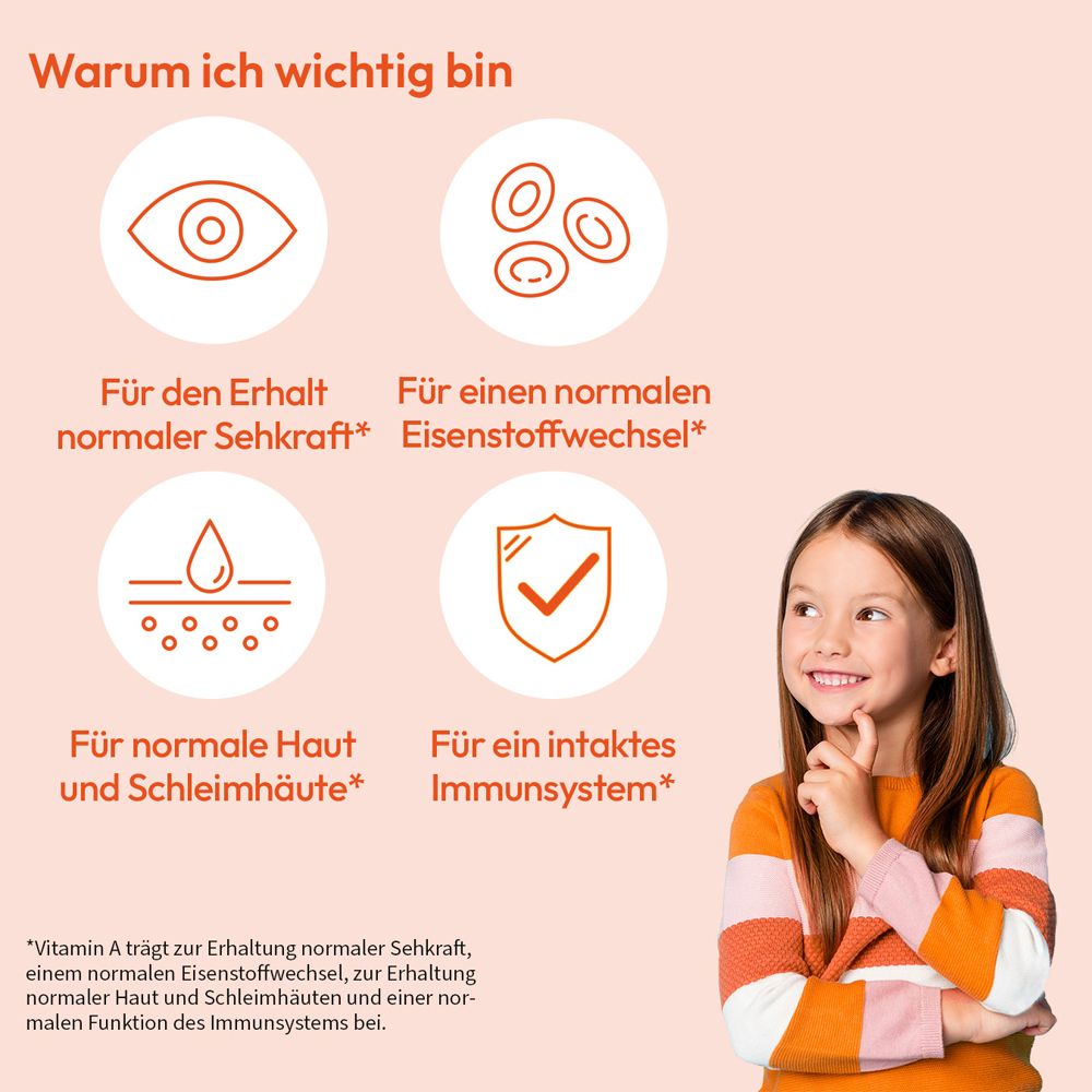 Vitamin A Spray für Kinder – Hochwertiges veganes Vitamin A