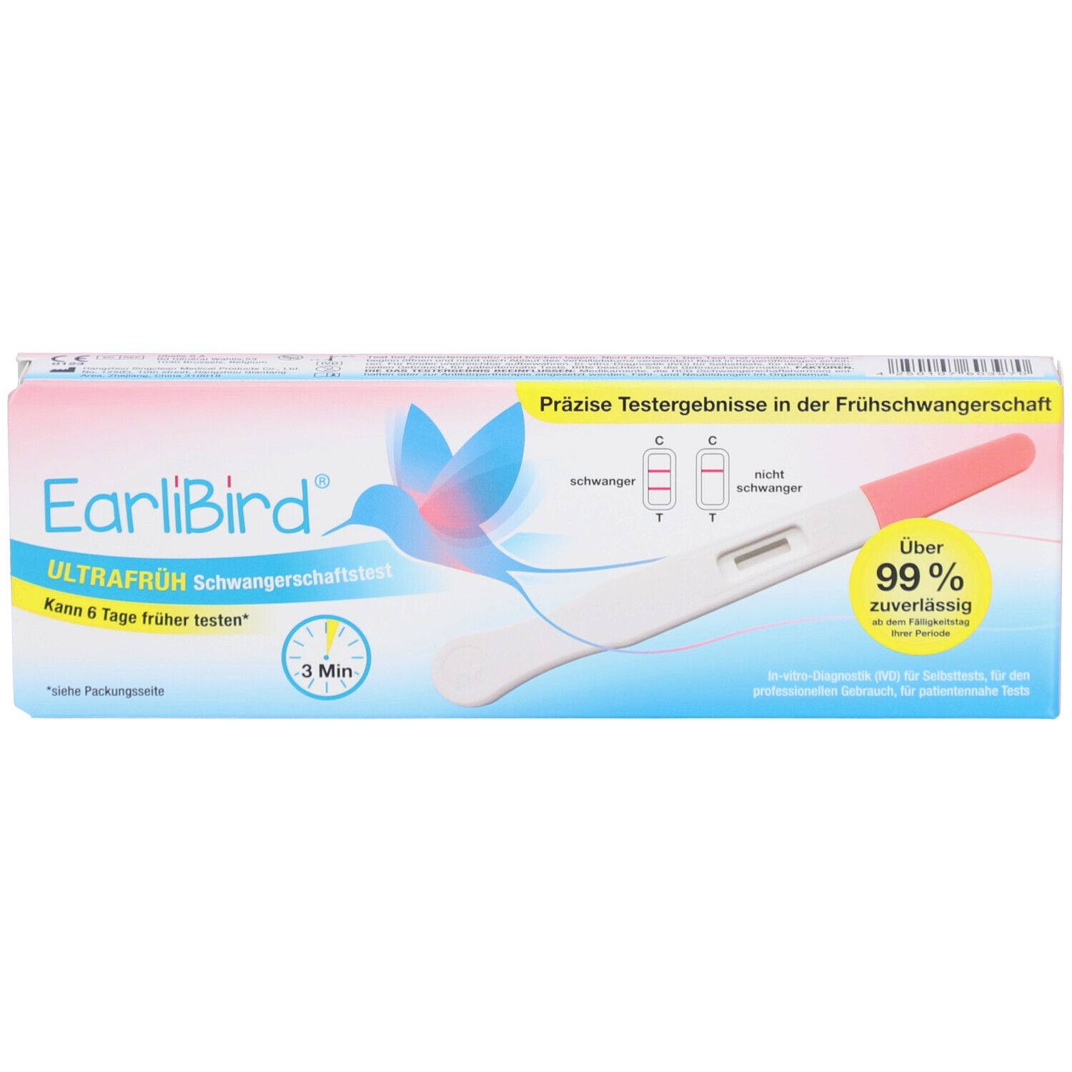 EARLIBIRD Ultrafrüh Schwangerschaftstest