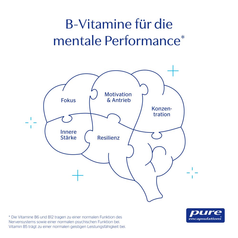 Gehirnsymbol, das Fokus, Motivation, Konzentration, innere Stärke und Resilienz darstellt.