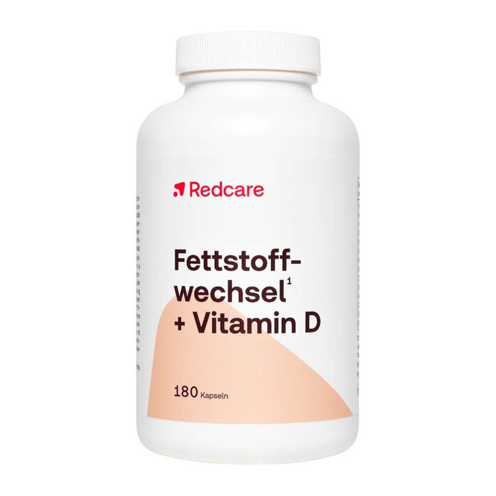 Weiße Flasche mit rotem Logo und Produktnamen. Enthält 180 Kapseln.