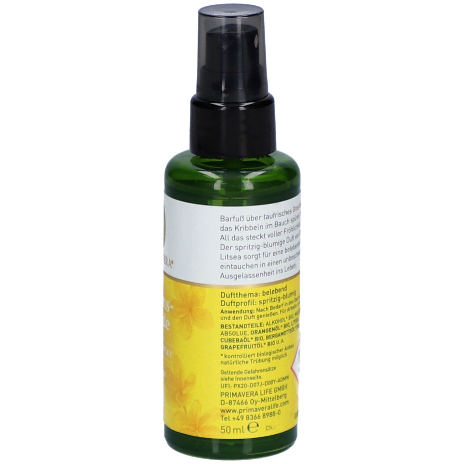 PRIMAVERA Lebensfreude Raumspray bio