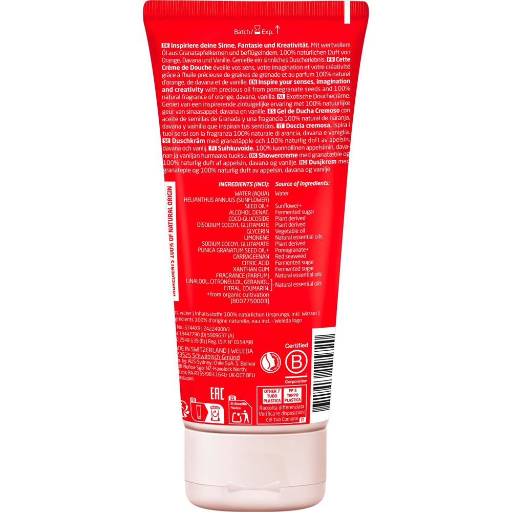 WELEDA Inspire Duschcreme Granatapfel