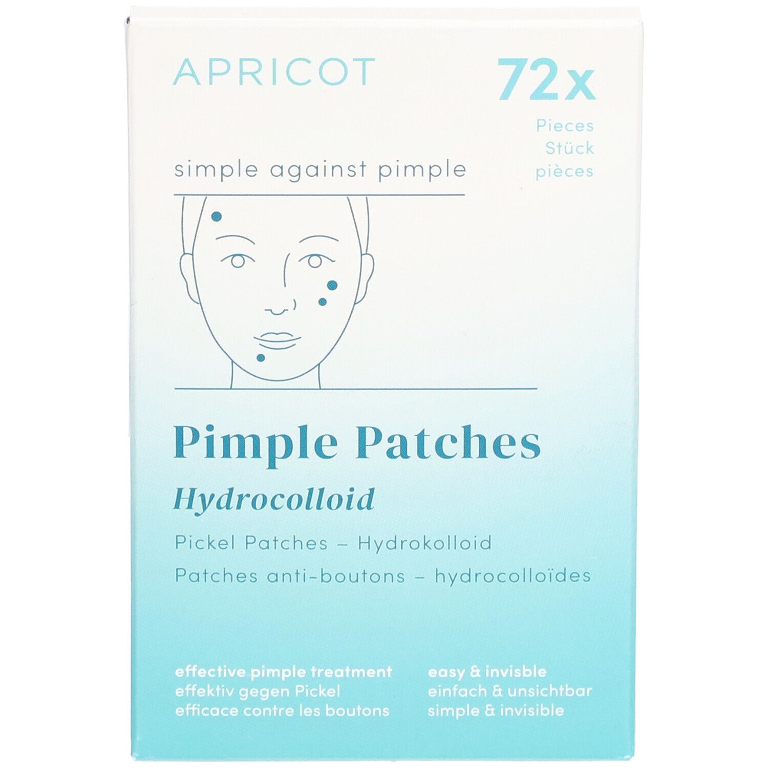 APRICOT Pickel Patches simple against pimple