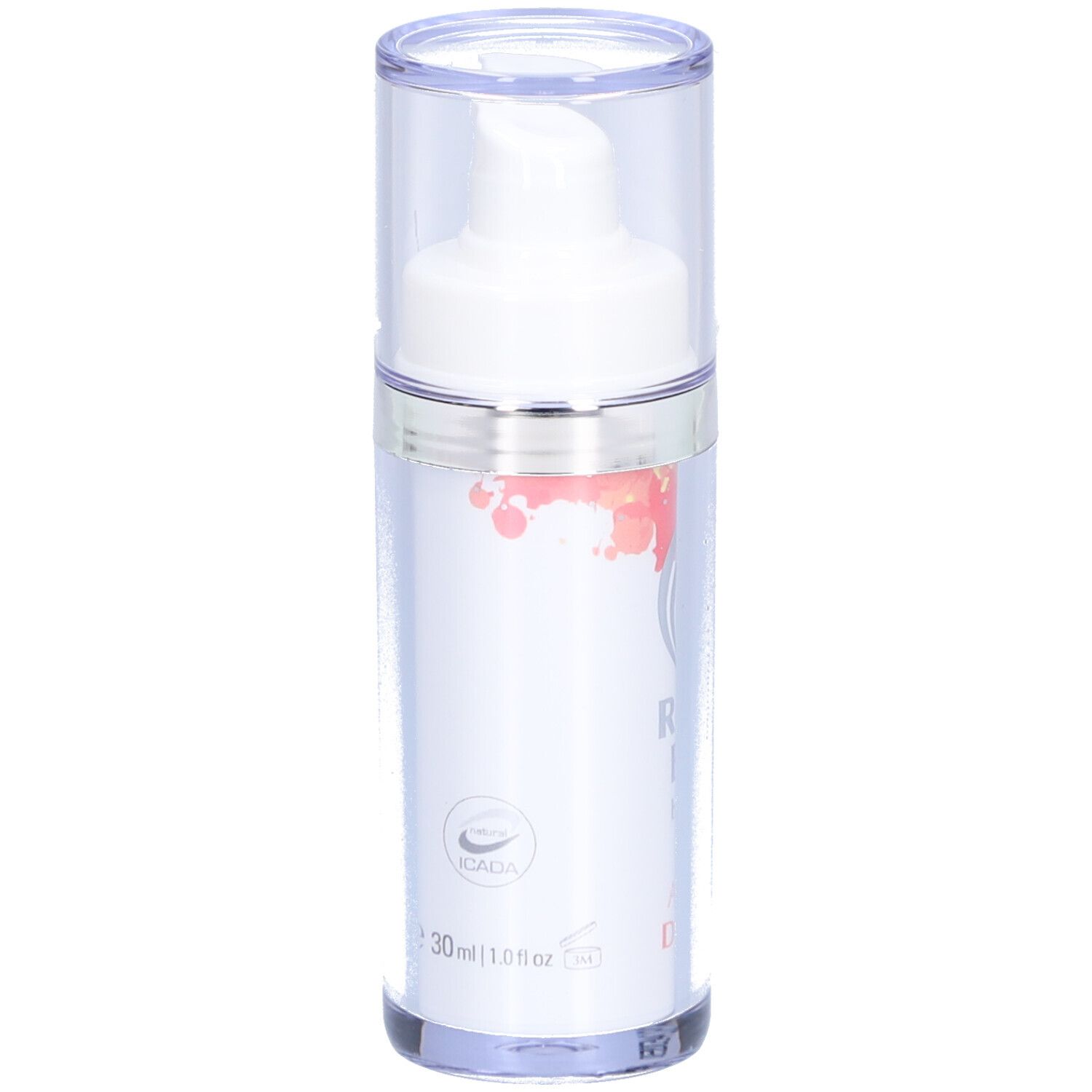 Creme-Spender mit transparentem Deckel. Aufschrift: Regulat Beauty bio organic, Anti Aging Day Creme. 30 ml.