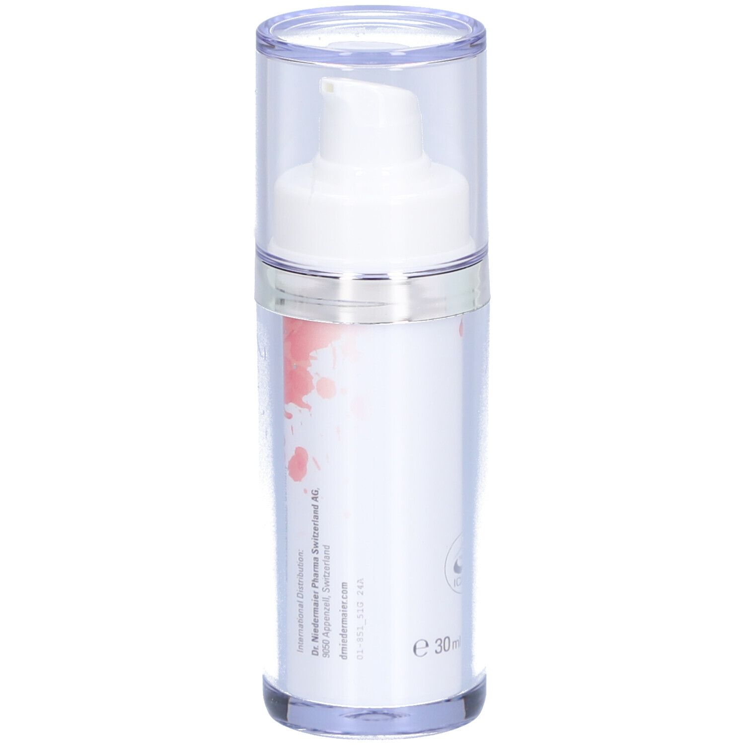 Creme-Spender mit transparentem Deckel. Aufschrift: Regulat Beauty bio organic, Anti Aging Day Creme. Rückseite mit Text.