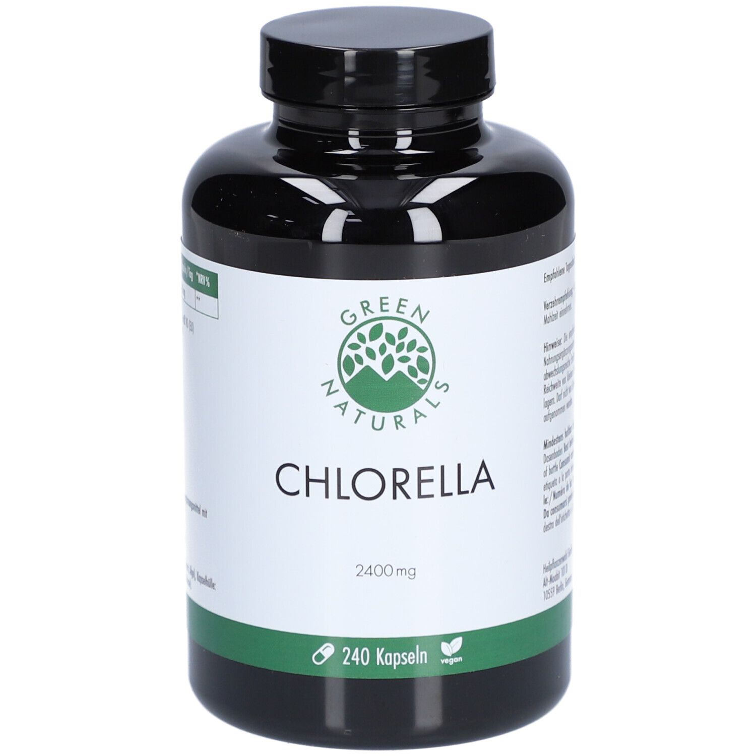 GREEN NATURALS Chlorella Kapseln vegan