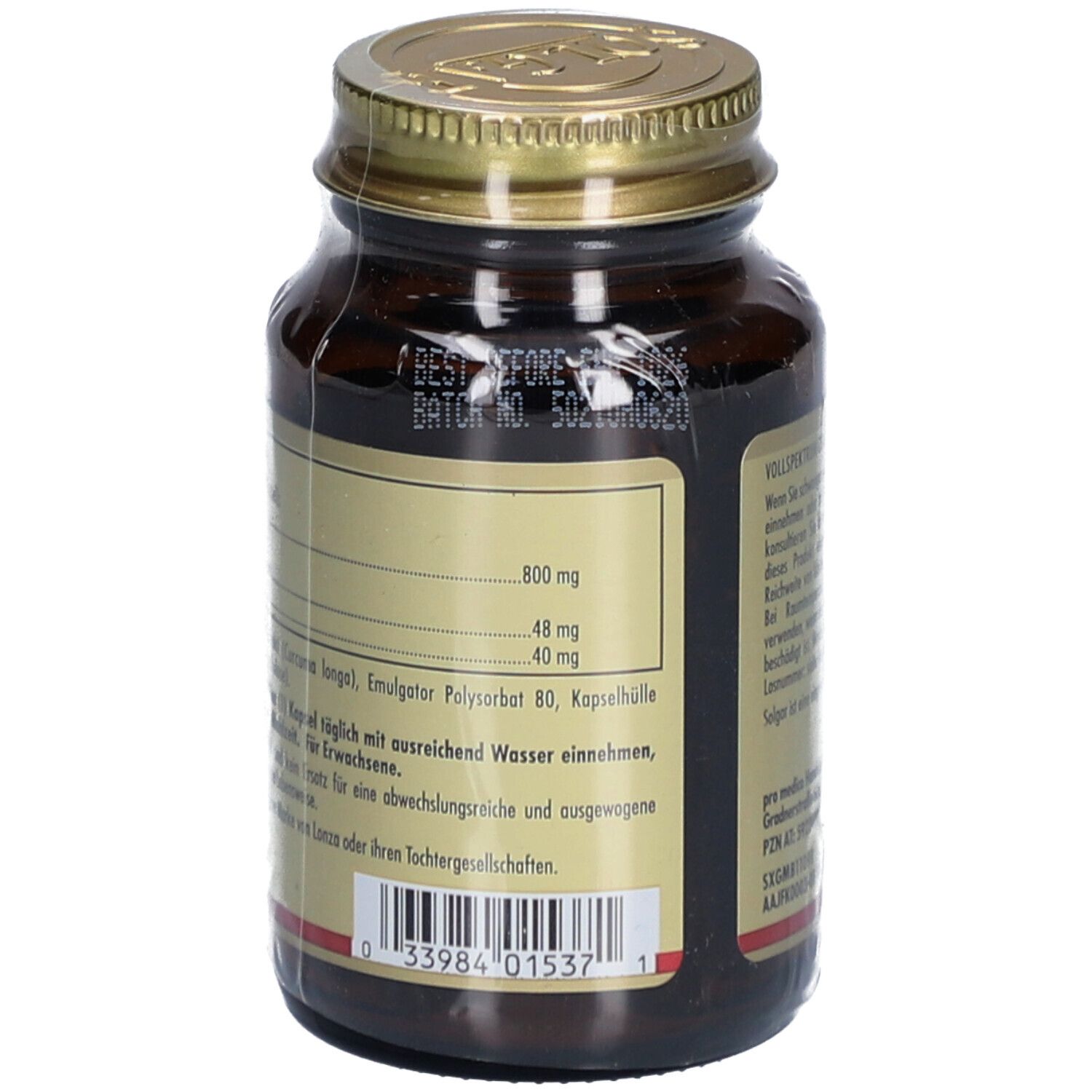 SOLGAR Vollspektrum Curcumin Kapseln