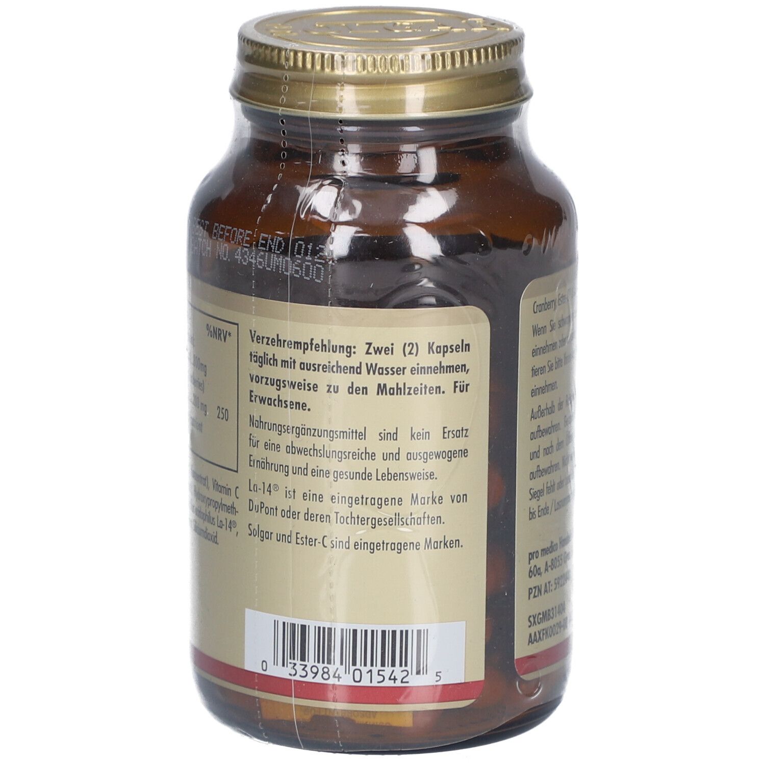 SOLGAR Cranberry Plus mit Ester-C®