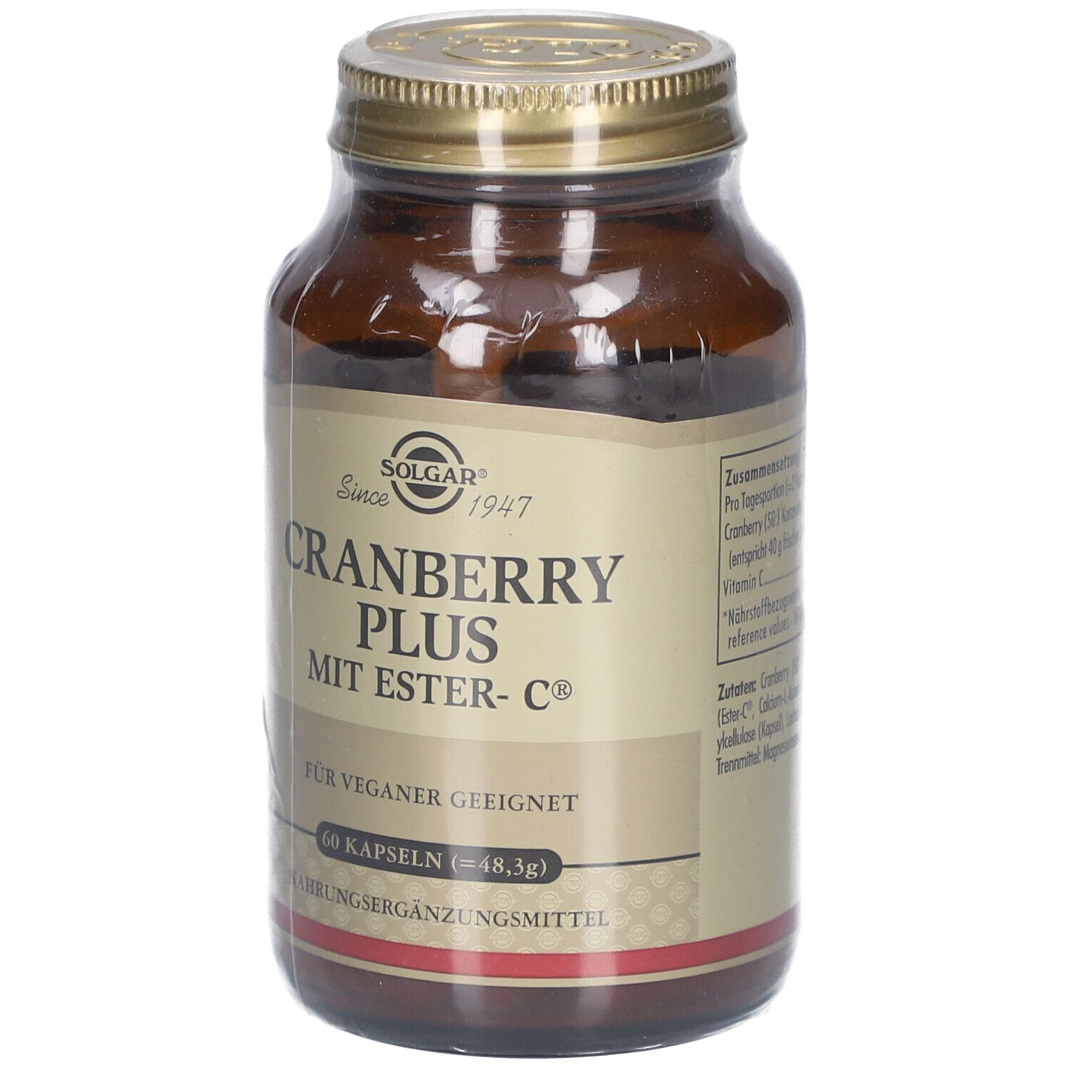 SOLGAR Cranberry Plus mit Ester-C®