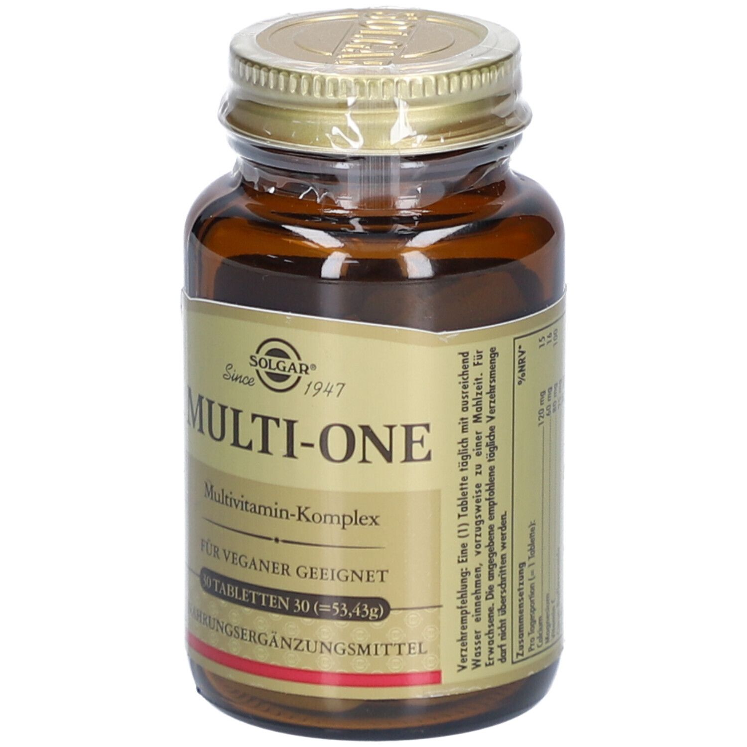 Solgar Multi-One Multivitamin-Komplex Tabletten
