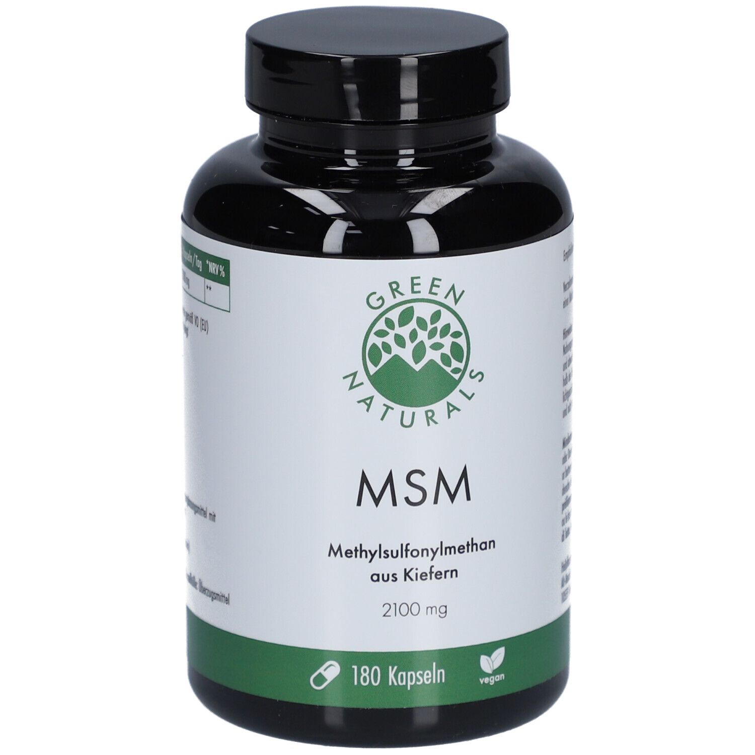 GREEN NATURALS MSM 2100 mg vegan hochdosiert Kapseln