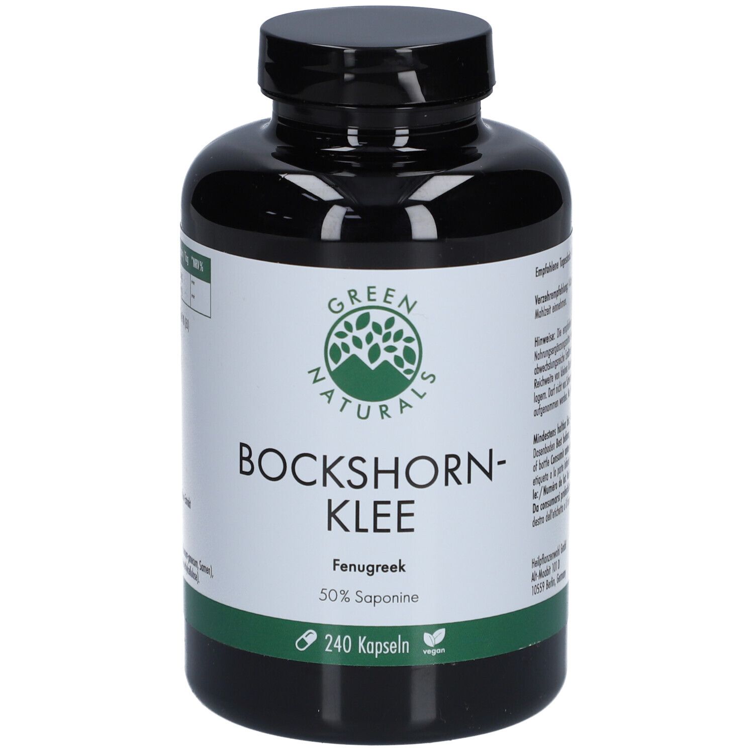GREEN NATURALS Bockshornklee 2600 mg + Saponine Kapseln