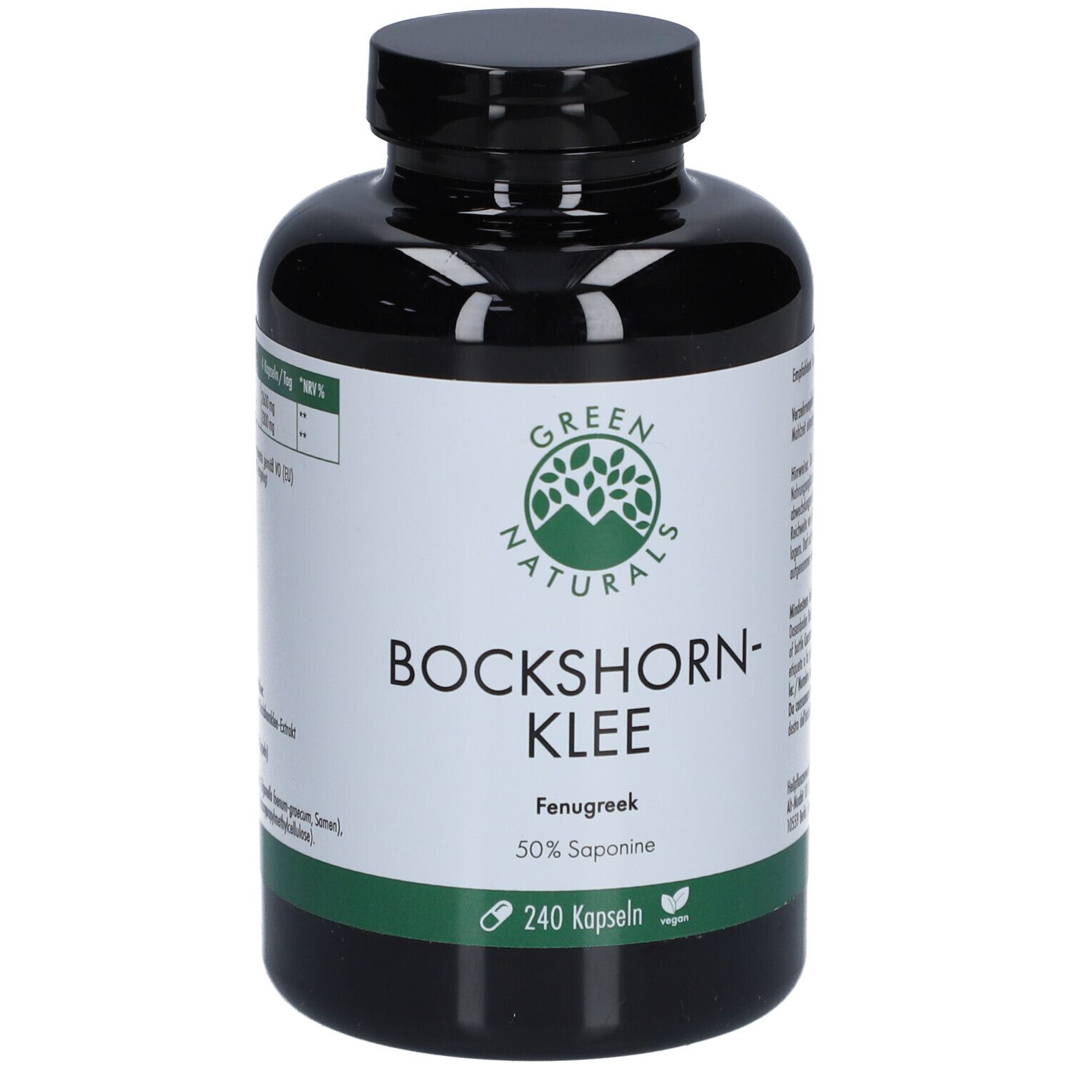 GREEN NATURALS Bockshornklee 2600 mg + Saponine Kapseln