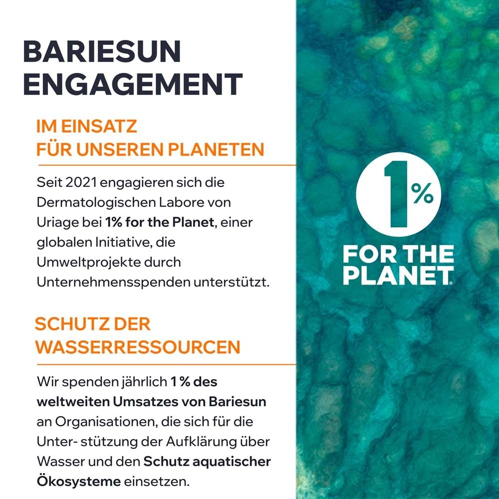 Uriage Bariésun Engagement. 1% für den Planeten. Schutz der Wasserressourcen. Spenden für Organisationen.