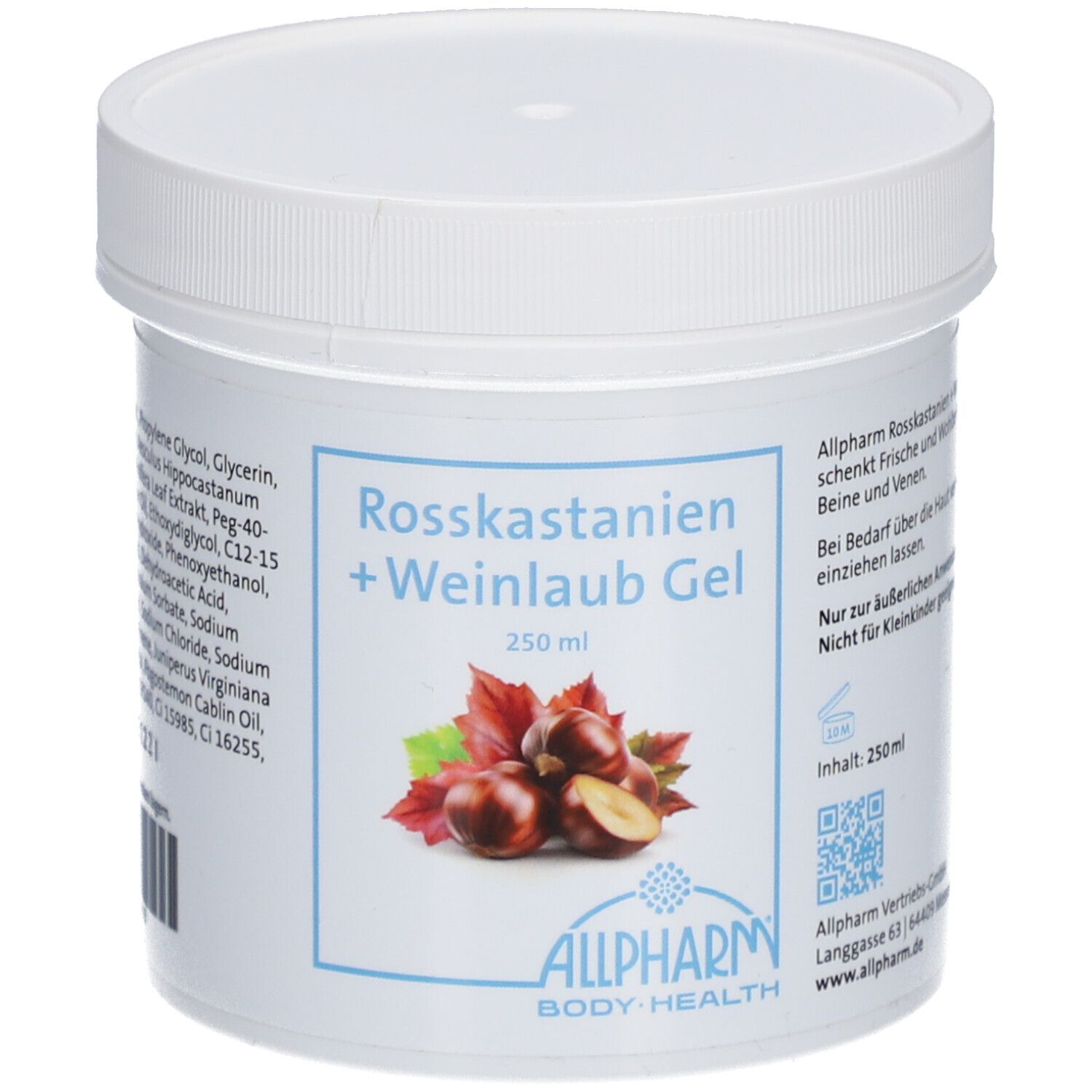Allpharm – Rosskastanien + Weinlaub Gel
