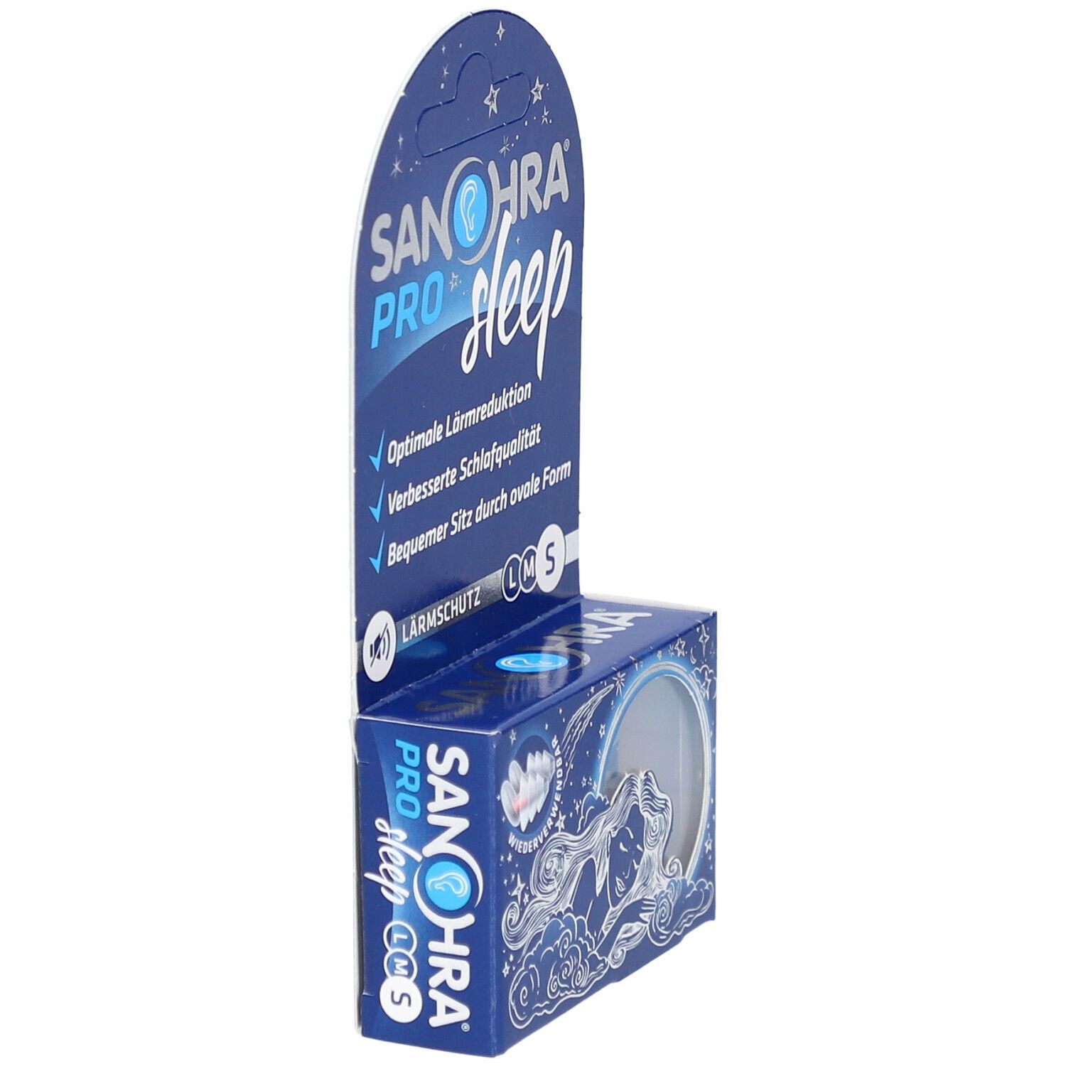 SANOHRA® pro sleep Gehörschutzstöpsel S 7–9 mm
