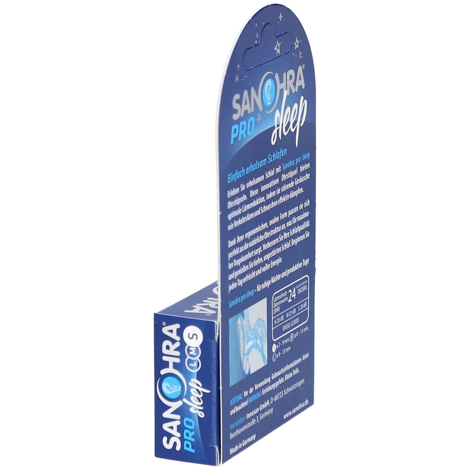 SANOHRA® pro sleep Gehörschutzstöpsel S 7–9 mm