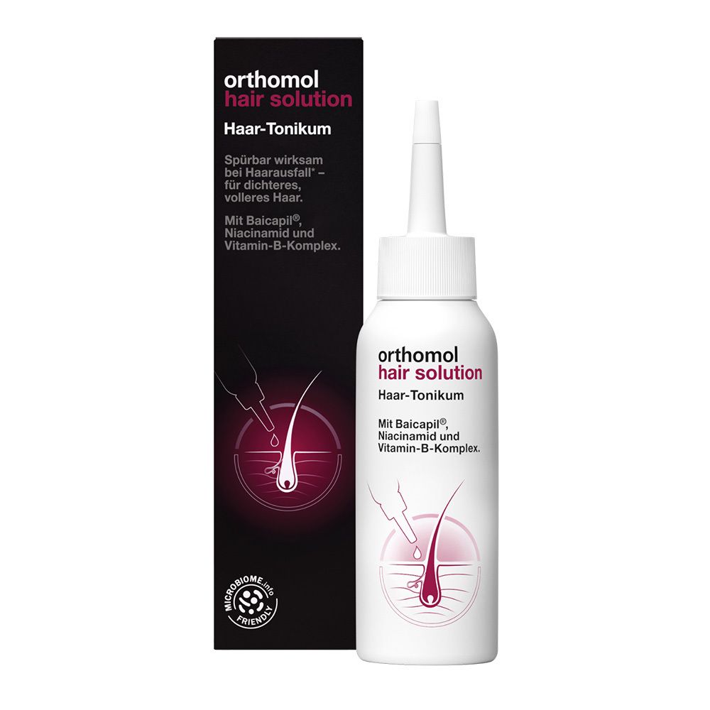 Orthomol Hair Solution -  bei Haarausfall und für dichteres, volleres Haar mit dem Wirkstoffkomplex Baicapil®
