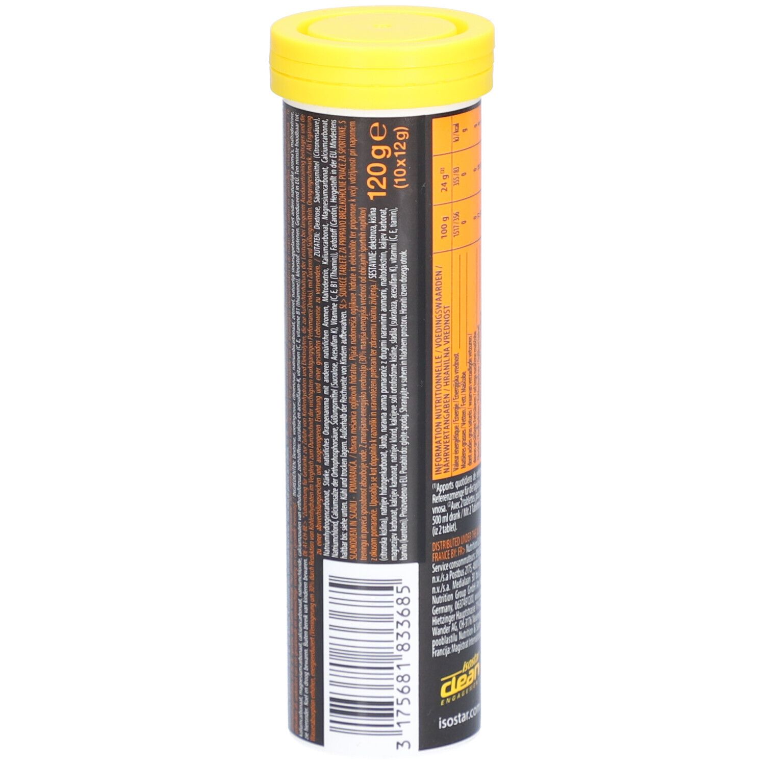 Isostar Powertabs Fast Hydration Orange