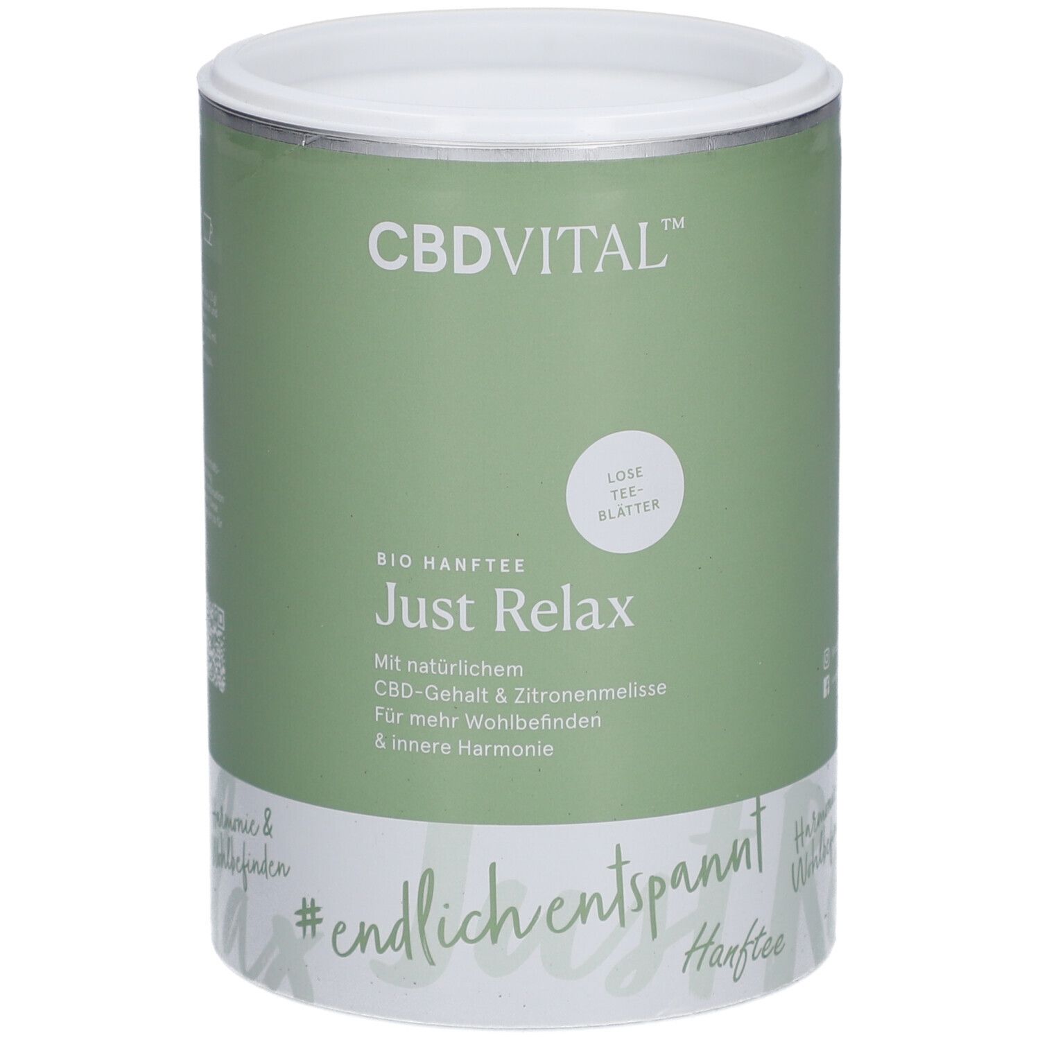CBDVITAL Bio Hanftee Just Relax
