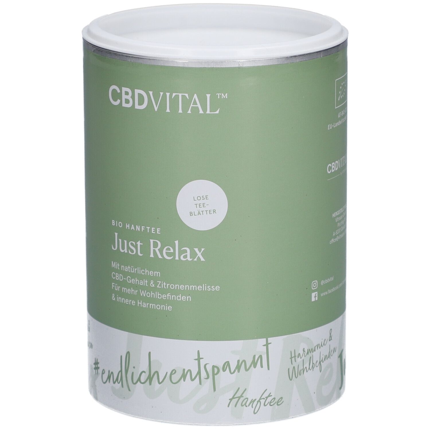 CBDVITAL Bio Hanftee Just Relax