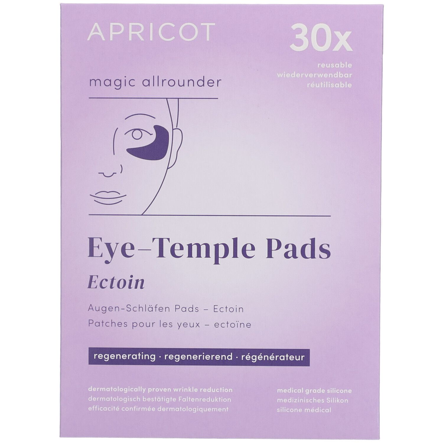 APRICOT Eye-Temple Pads Ectoin
