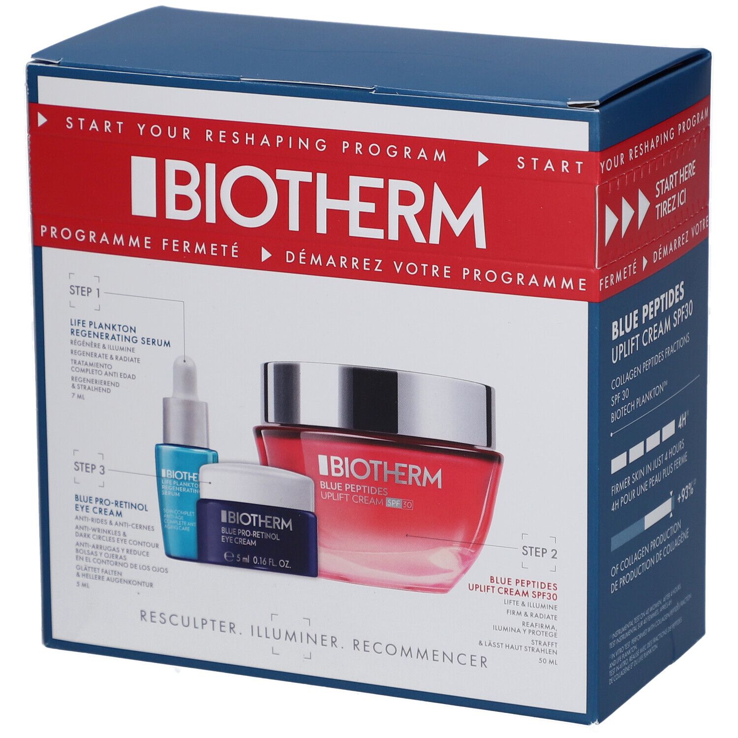 BIOTHERM Blue Peptide LSF 30 Routine Set