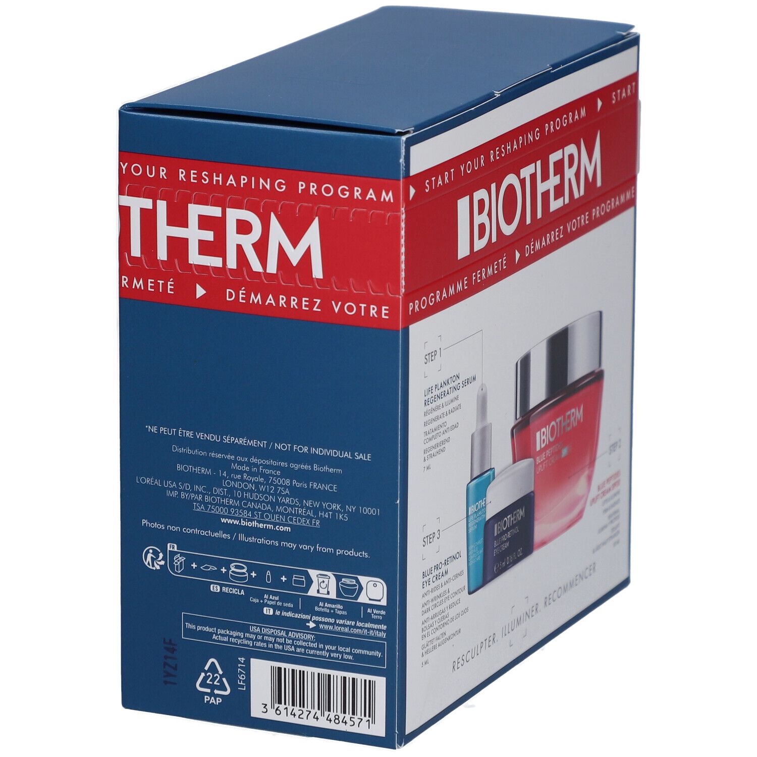 BIOTHERM Blue Peptide LSF 30 Routine Set