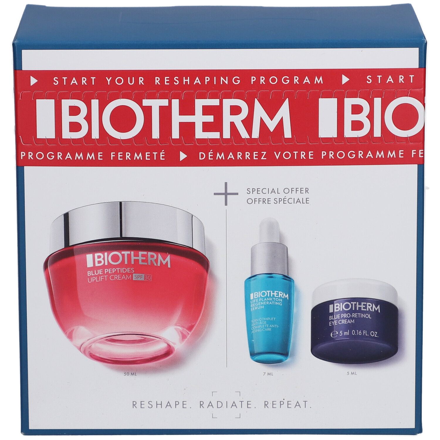 BIOTHERM Blue Peptide LSF 30 Routine Set