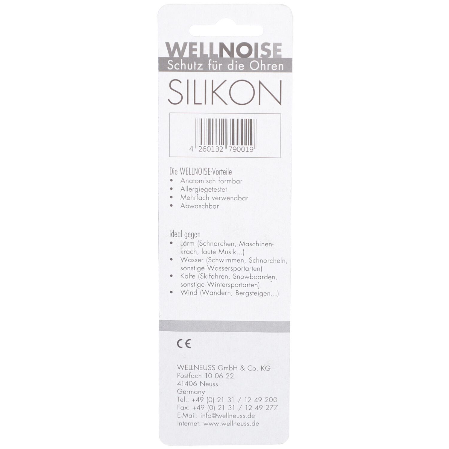 WELLNOISE Ohrenstopfen Skin Blister