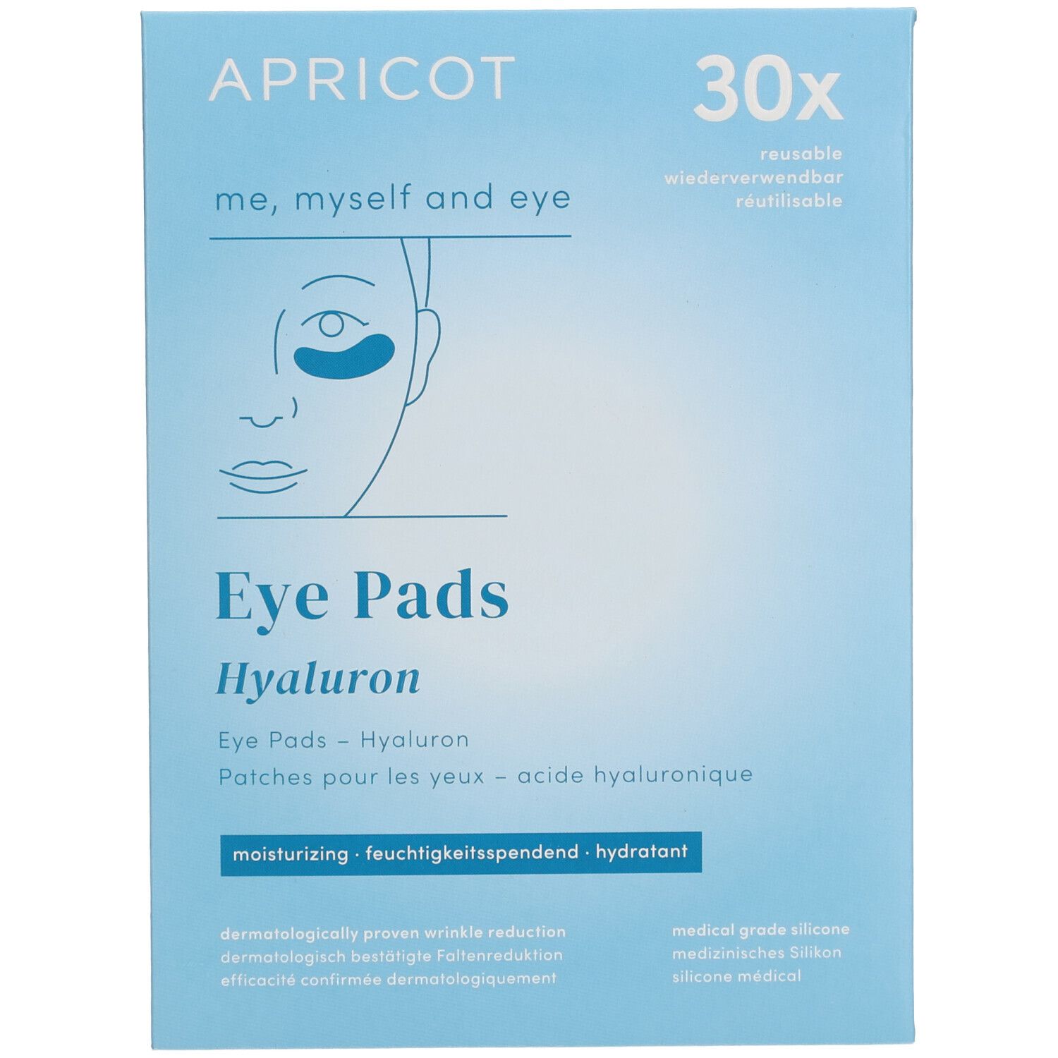 APRICOT Anti-Aging Augenpads mit Hyaluron