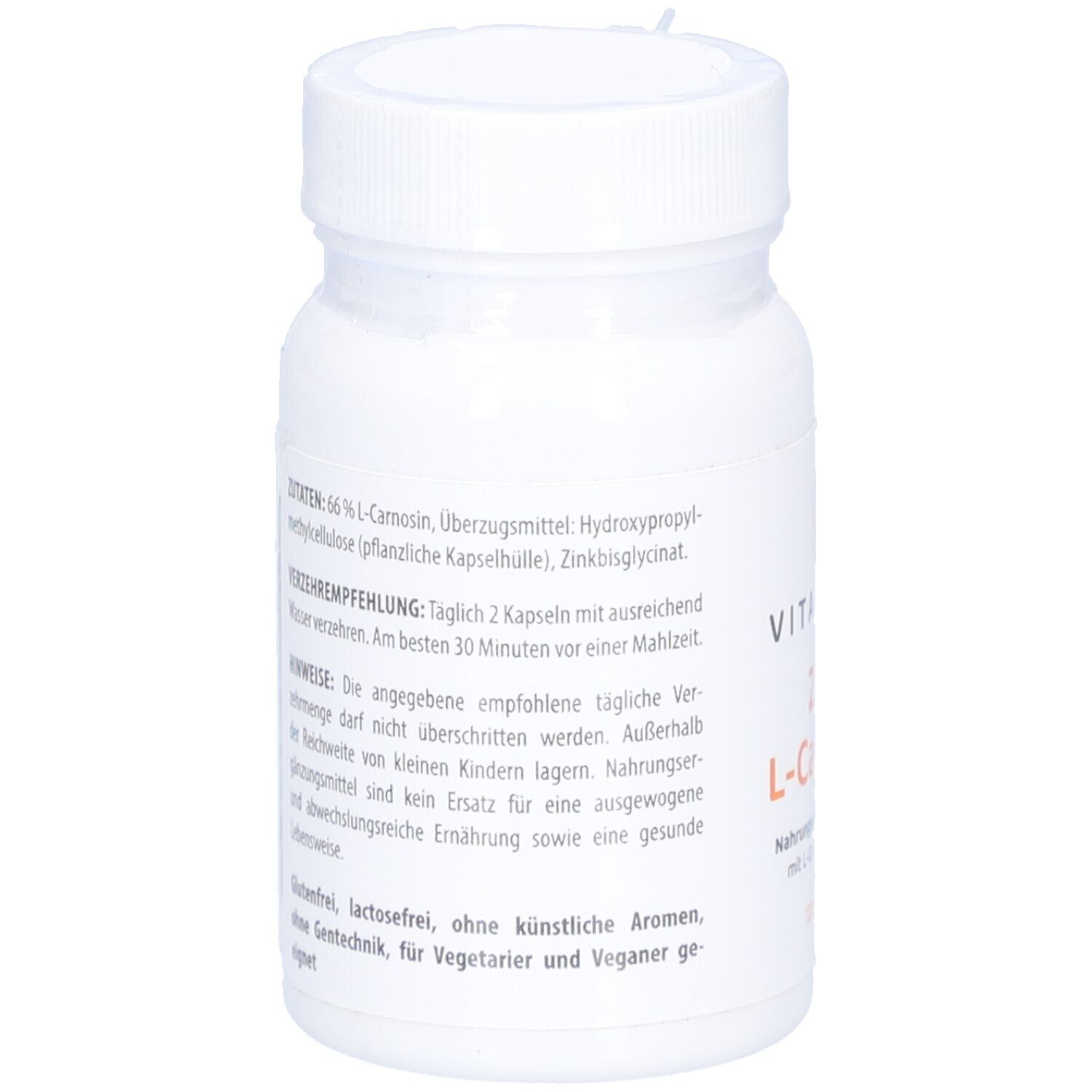 VitaWorld Zink L-Carnosin Kapseln mit 300 mg L-Carnosin