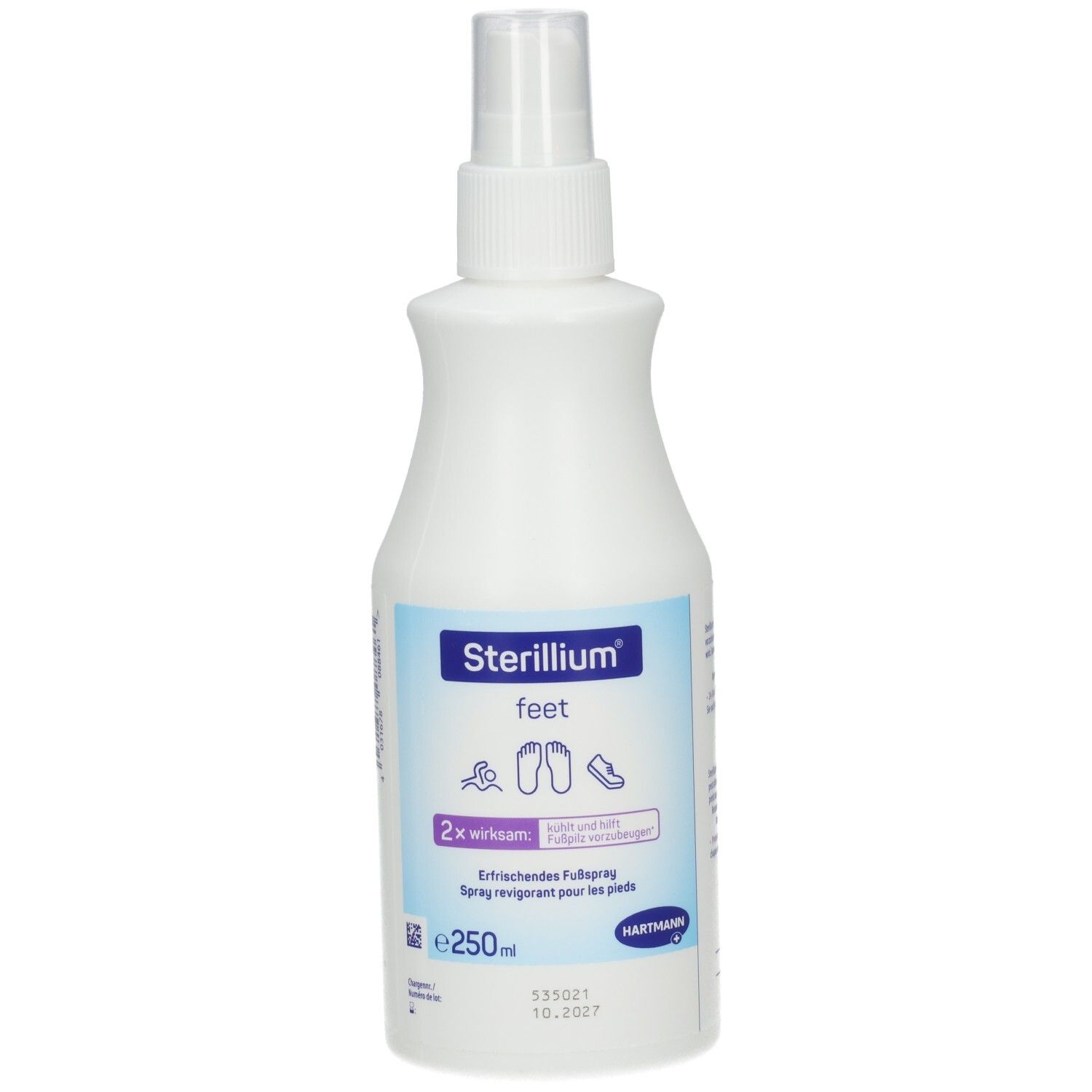 Sterillium feet Erfrischendes Fußspray 250ml. Hygienische Fußpflege.