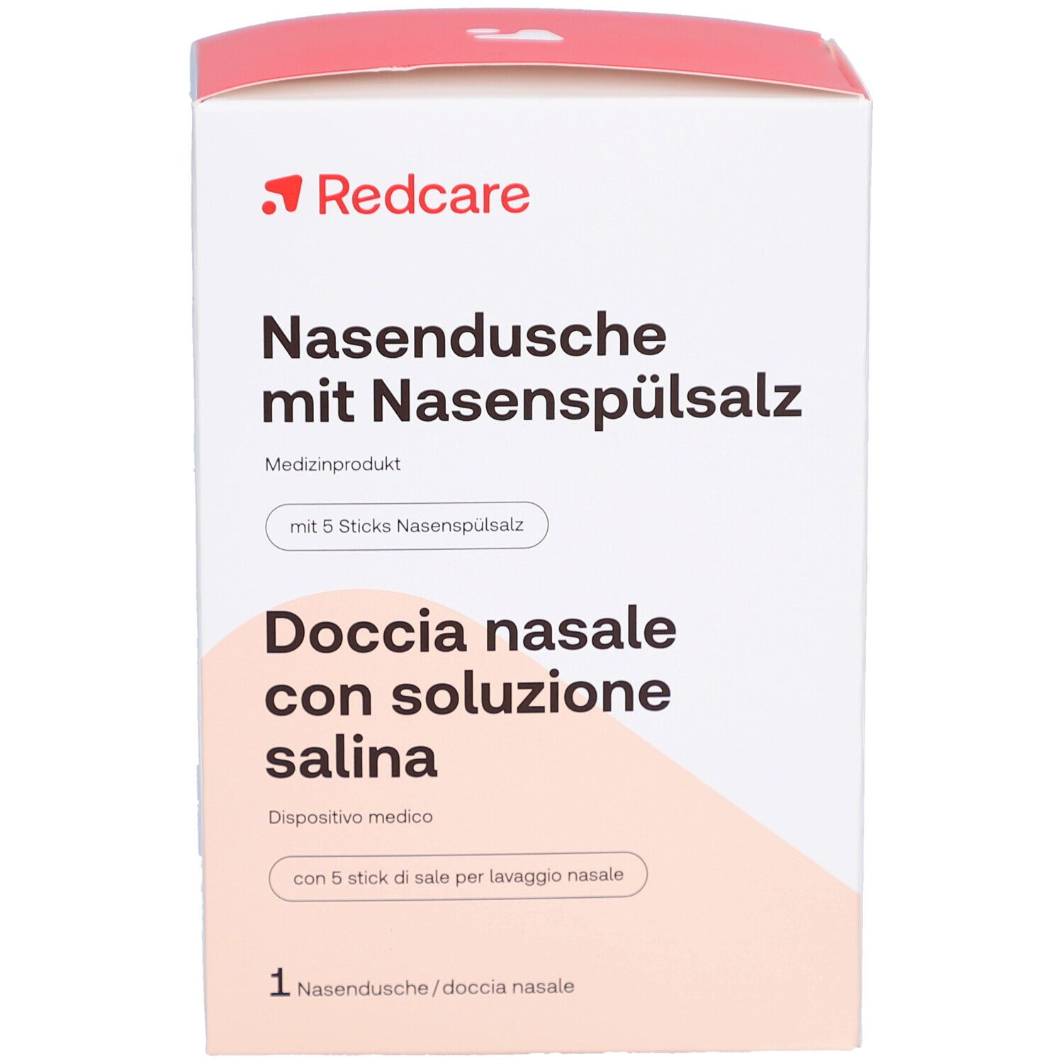 Werbebild mit Produktabbildung. Text: Für eine freie Nase. Ideal gegen Erkältungssymptome und Pollen.