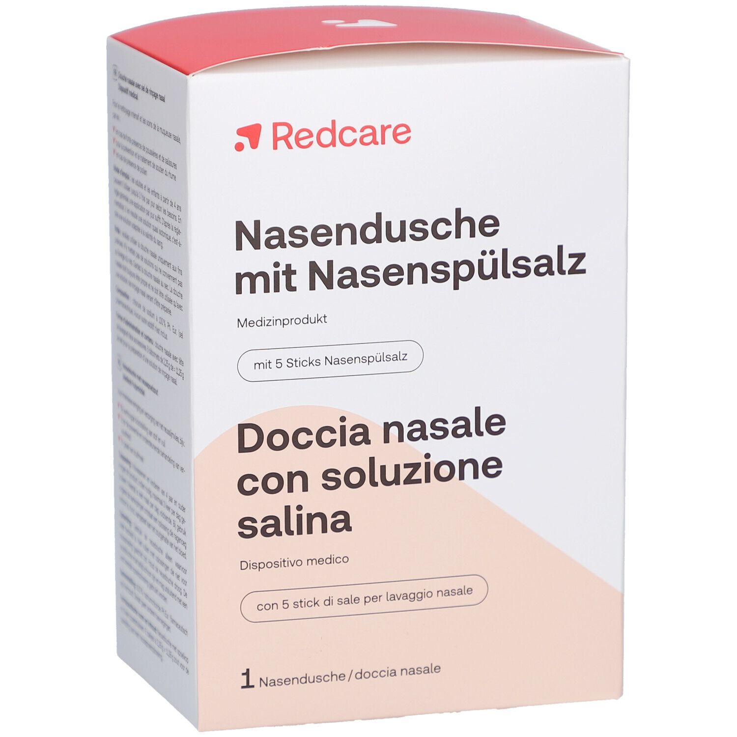 Werbebild mit Produktabbildung. Text: Für eine freie Nase. Ideal gegen Erkältungssymptome und Pollen.