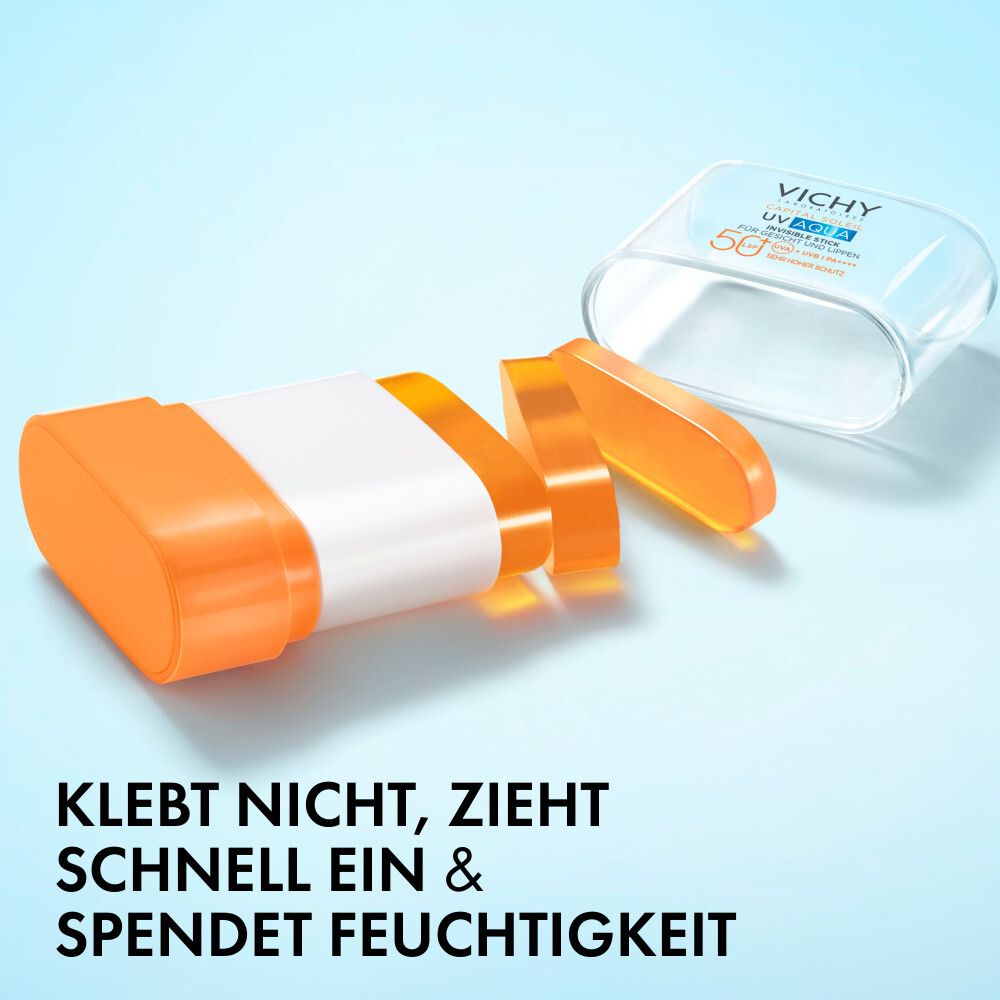 Produkt in Scheiben geschnitten. Text: Klebt nicht, zieht schnell ein & spendet Feuchtigkeit.