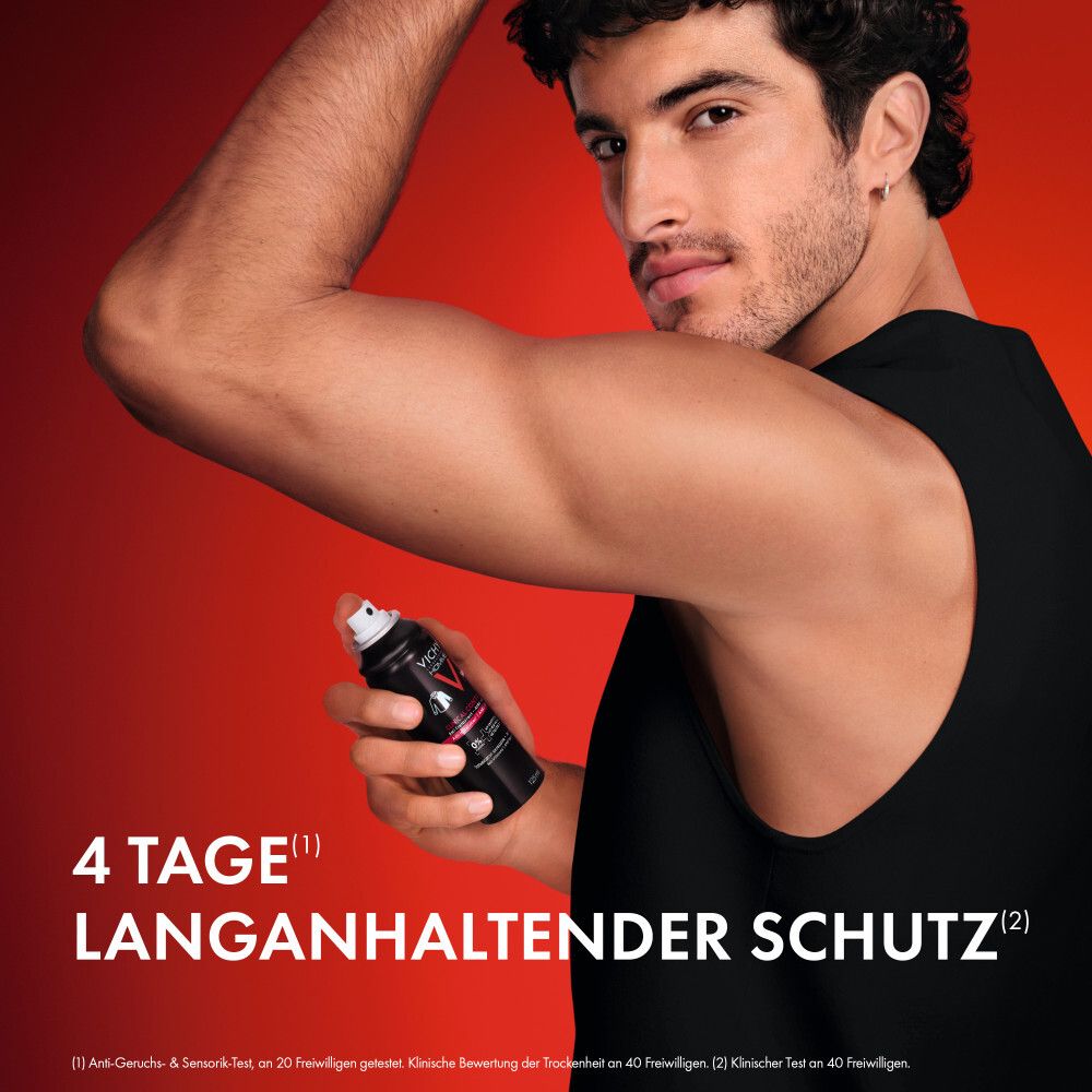 Roter Hintergrund mit weißem Text. Logo: Dual Sweat-Lock.