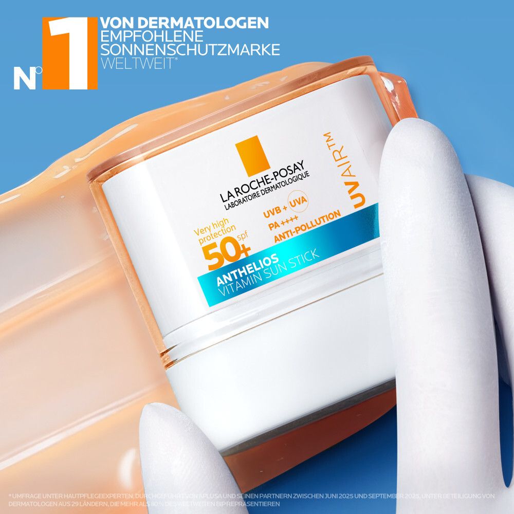 La Roche Posay Anthelios UV Air Stick LSF 50+. Von Dermatologen empfohlen.