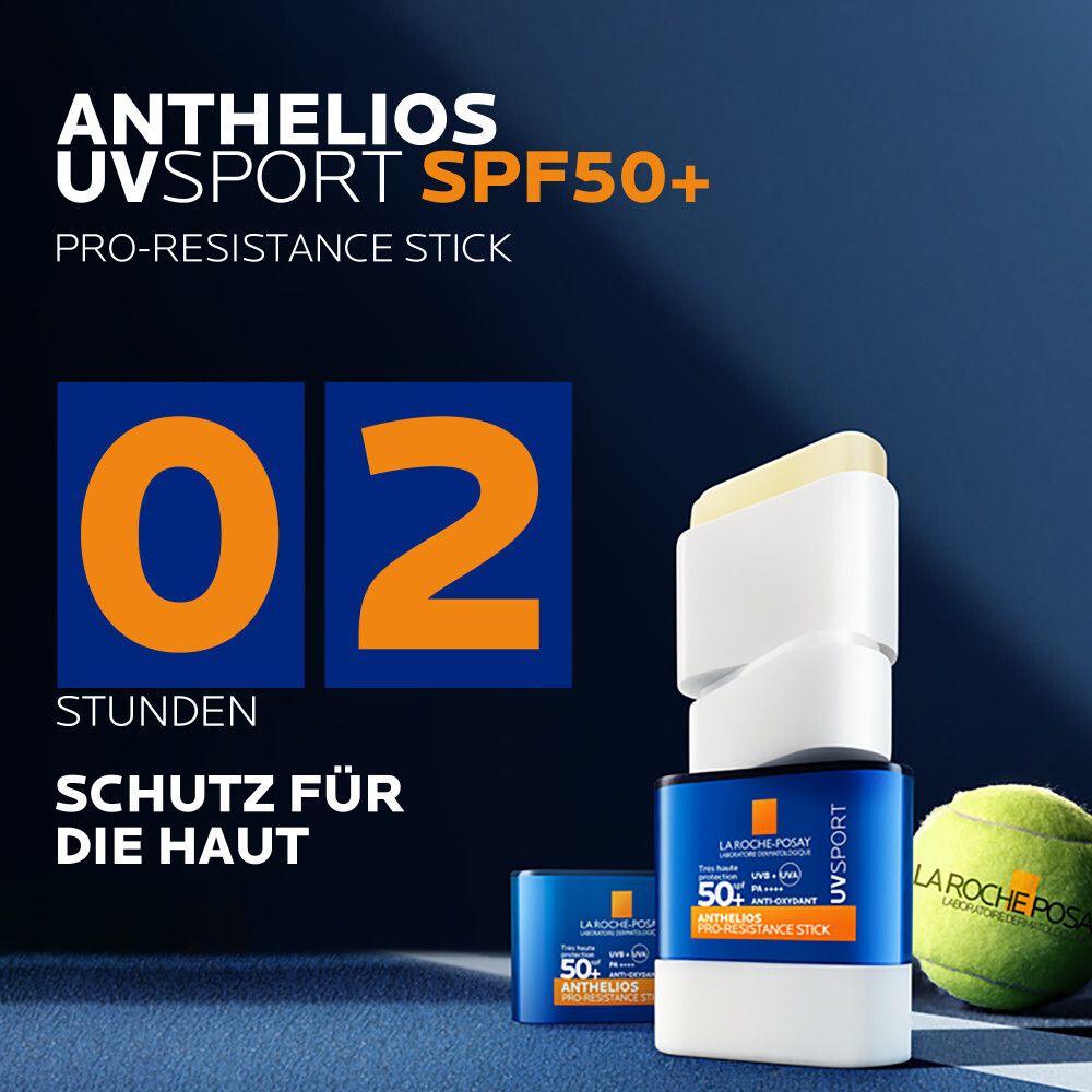 La Roche-Posay Anthelios UVsport Sonnenschutzstift LSF 50+ für 2 Stunden Schutz.