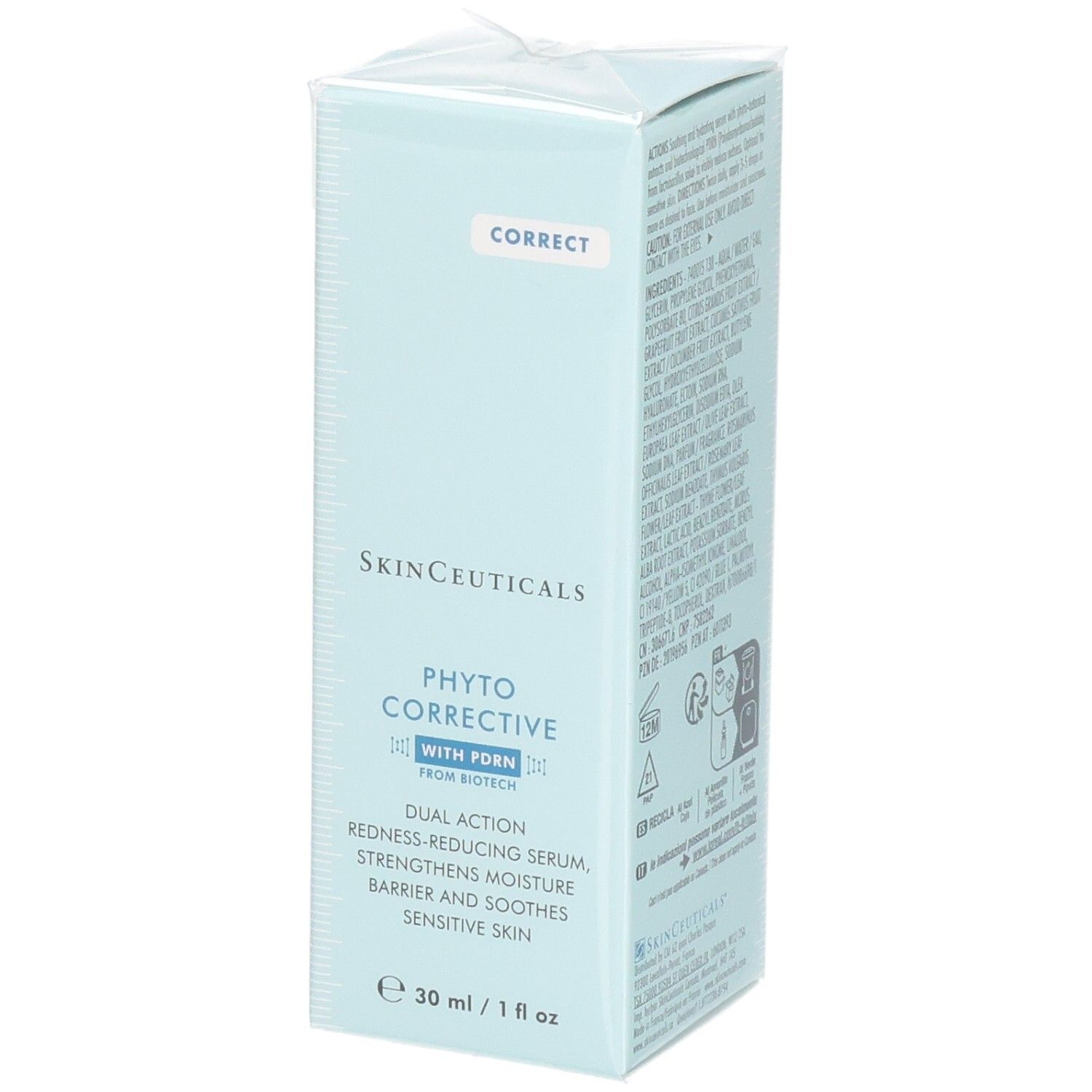 Skinceuticals Phyto Corrective Serum Box, 30 ml. Rotesness-reduzierendes Serum zur Stärkung der Hautbarriere.