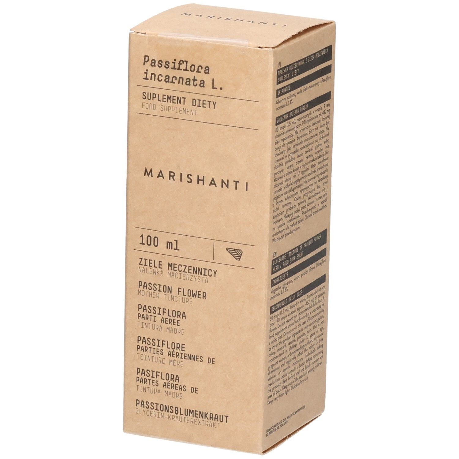 Märishanti Passionsblumenkraut-Glycerinextrakt, 100 ml.